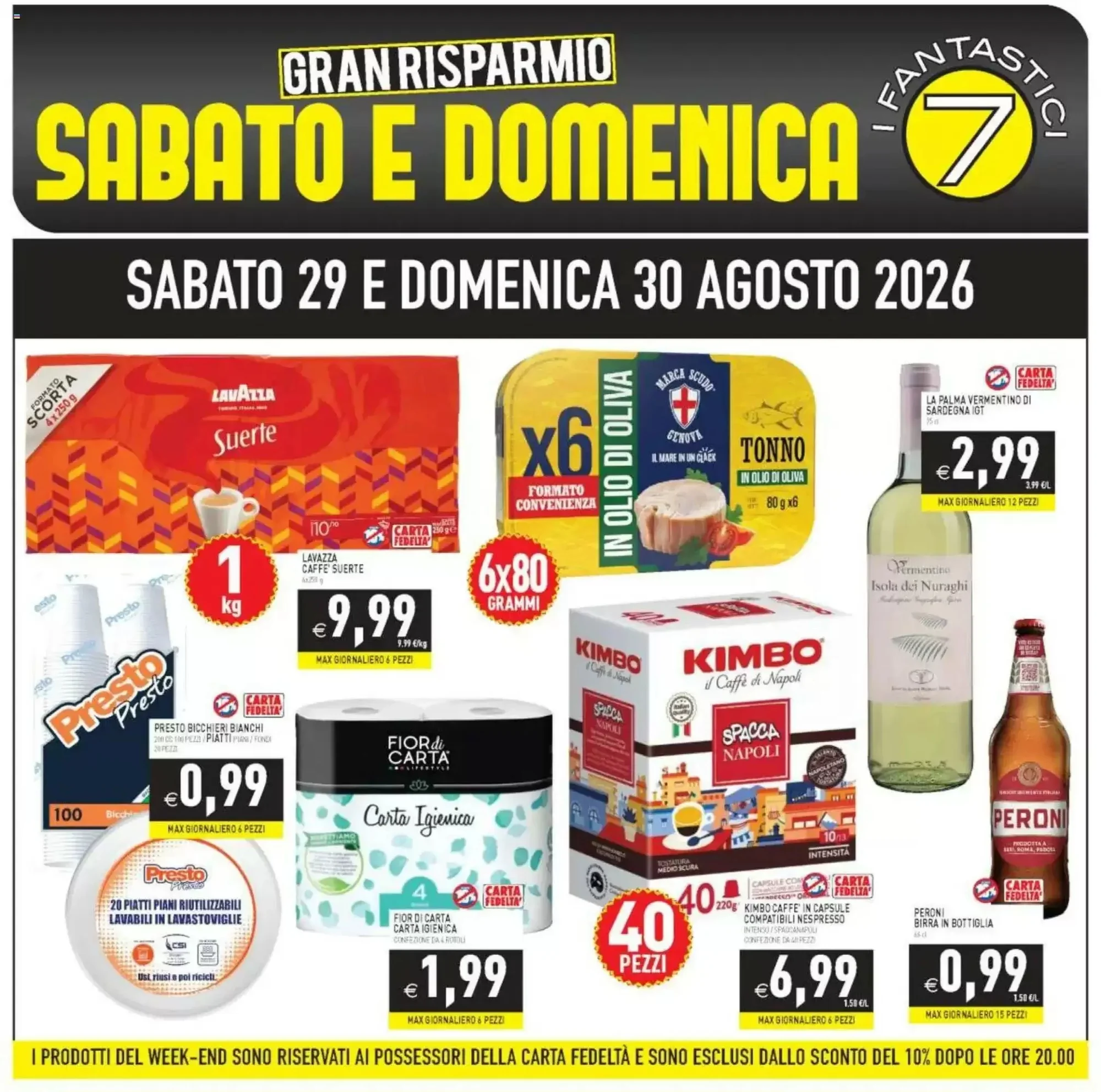 Copertina Pim Supermercati - Volantino Pim Supermercati