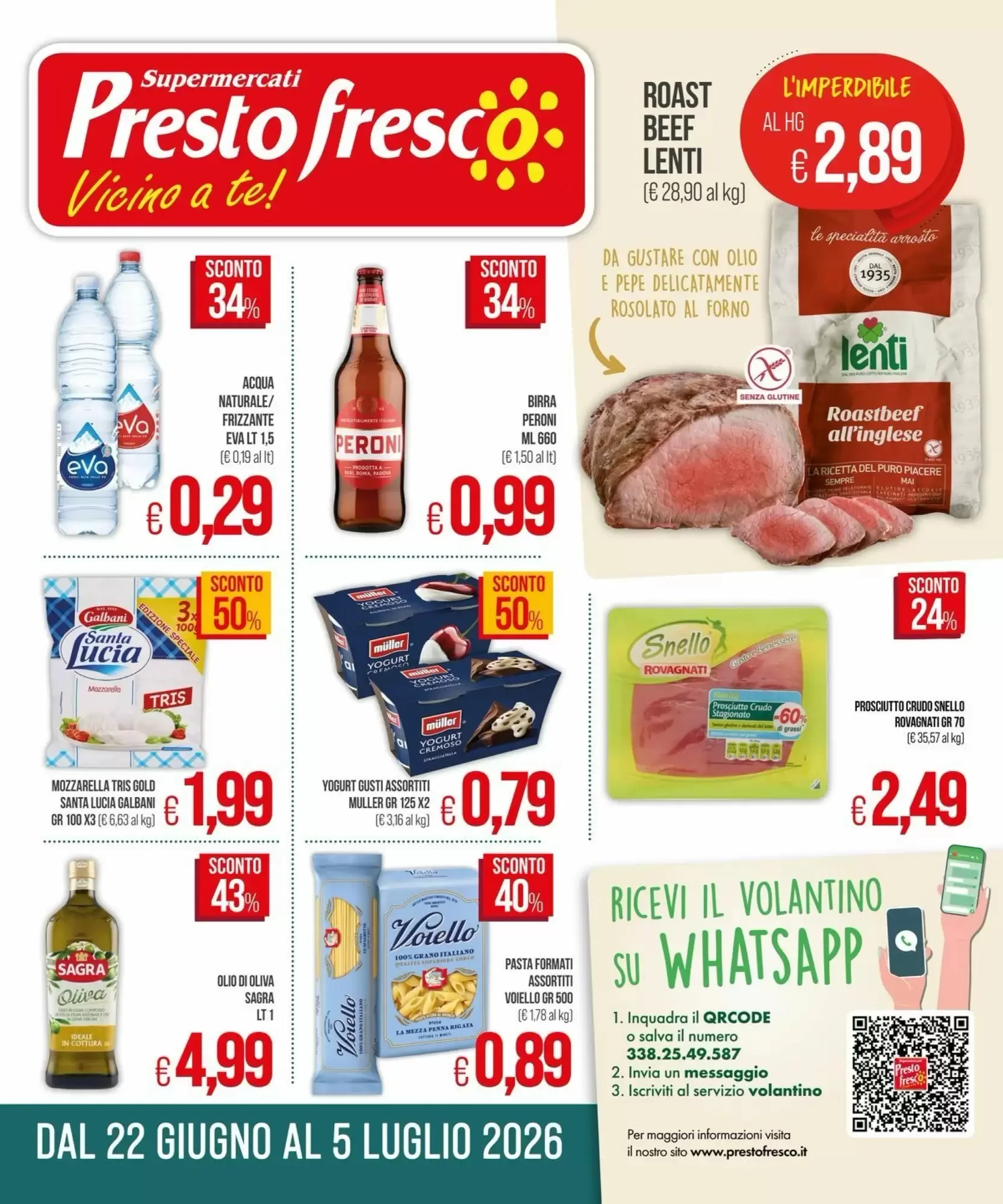 Copertina Prestofresco - Volantino Prestofresco