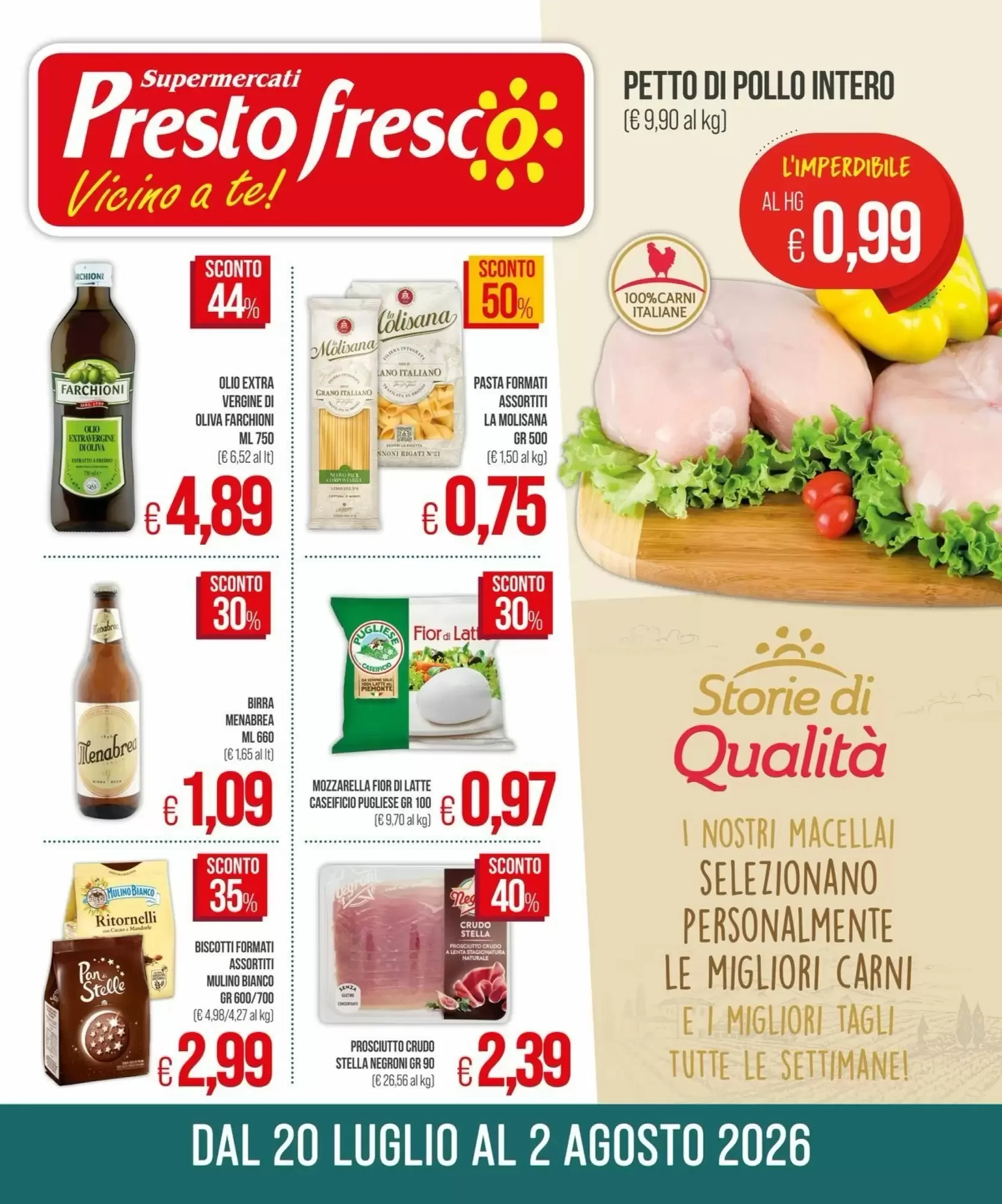 Copertina Prestofresco - Volantino Prestofresco