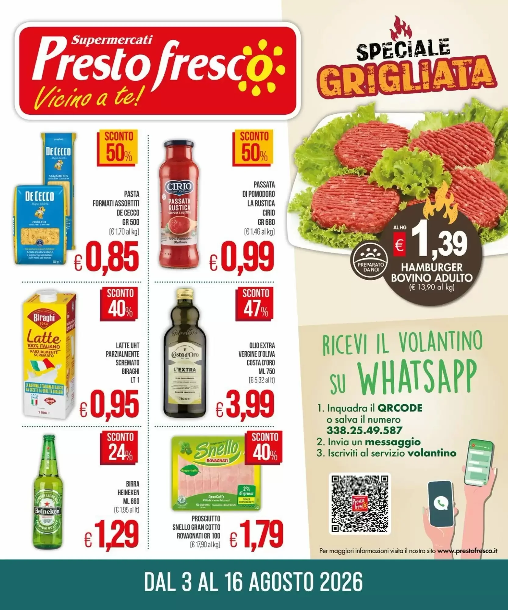 Miniatura Prestofresco - Volantino Prestofresco