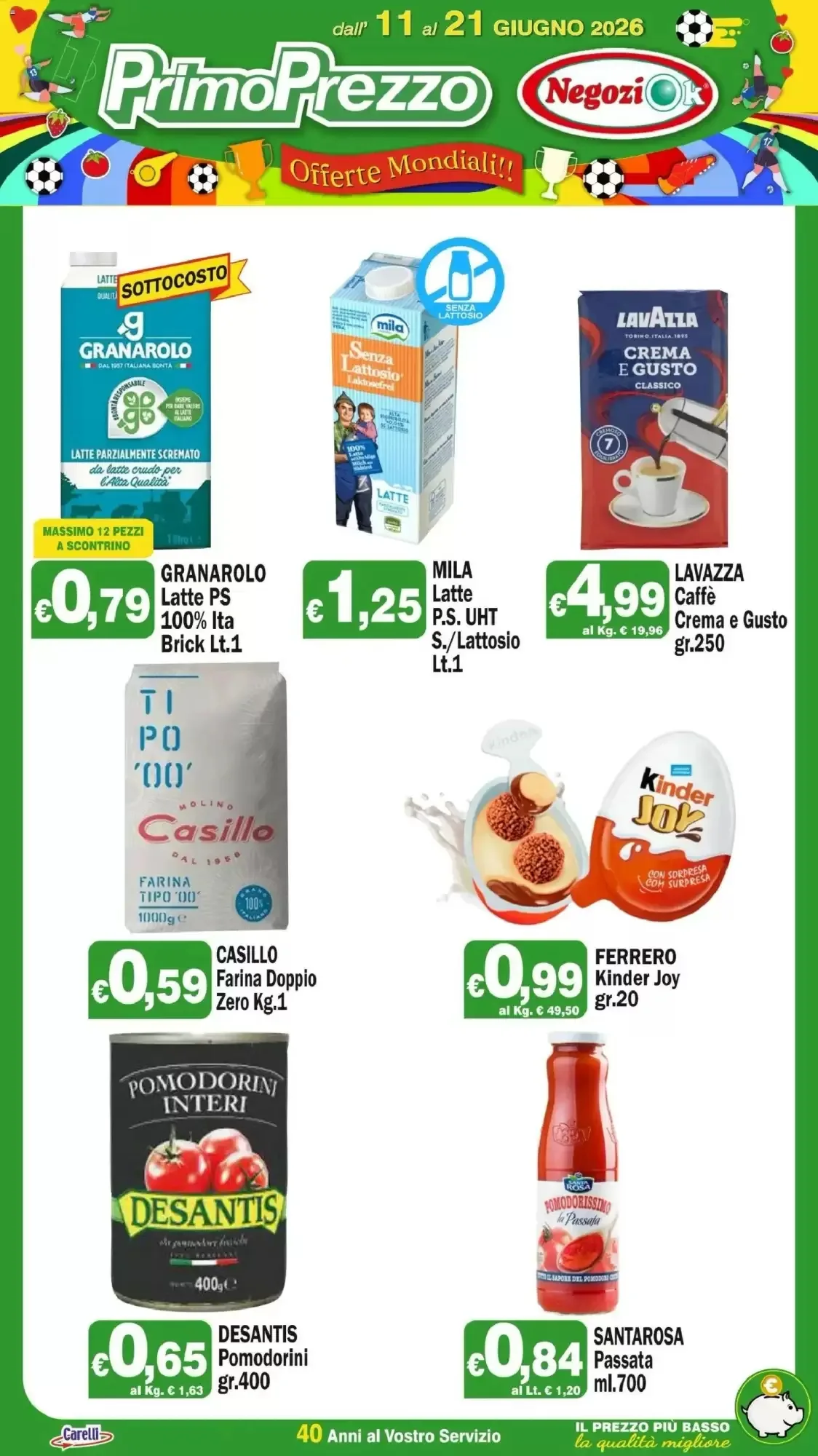 Copertina Primo Prezzo - Volantino Primo Prezzo