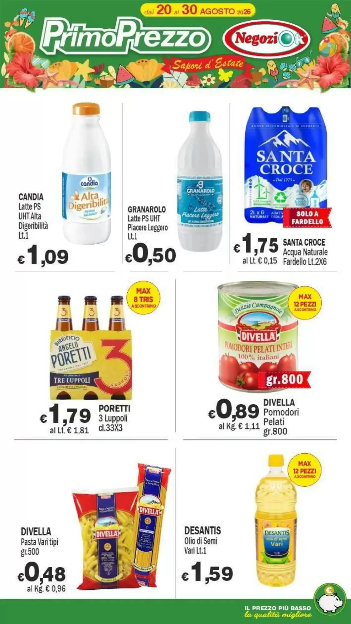 Copertina Primo Prezzo - Volantino Primo Prezzo