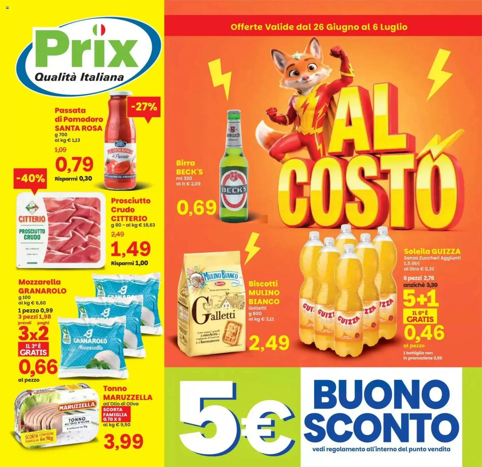 Copertina Prix Quality - Volantino Prix Quality