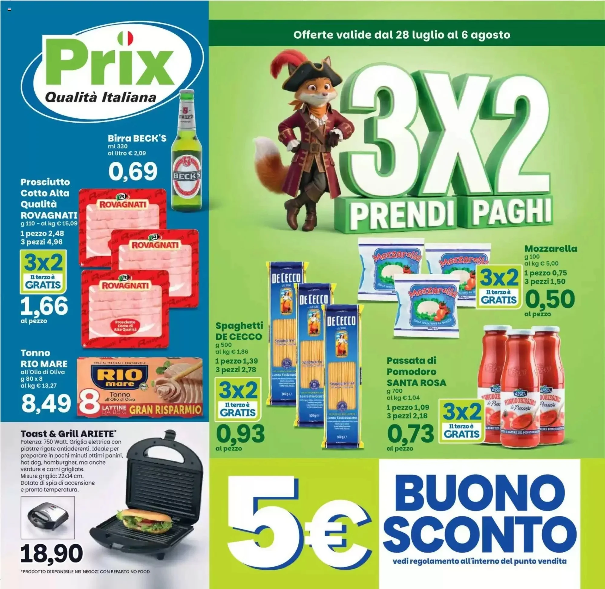 Copertina Prix Quality - Volantino Prix Quality