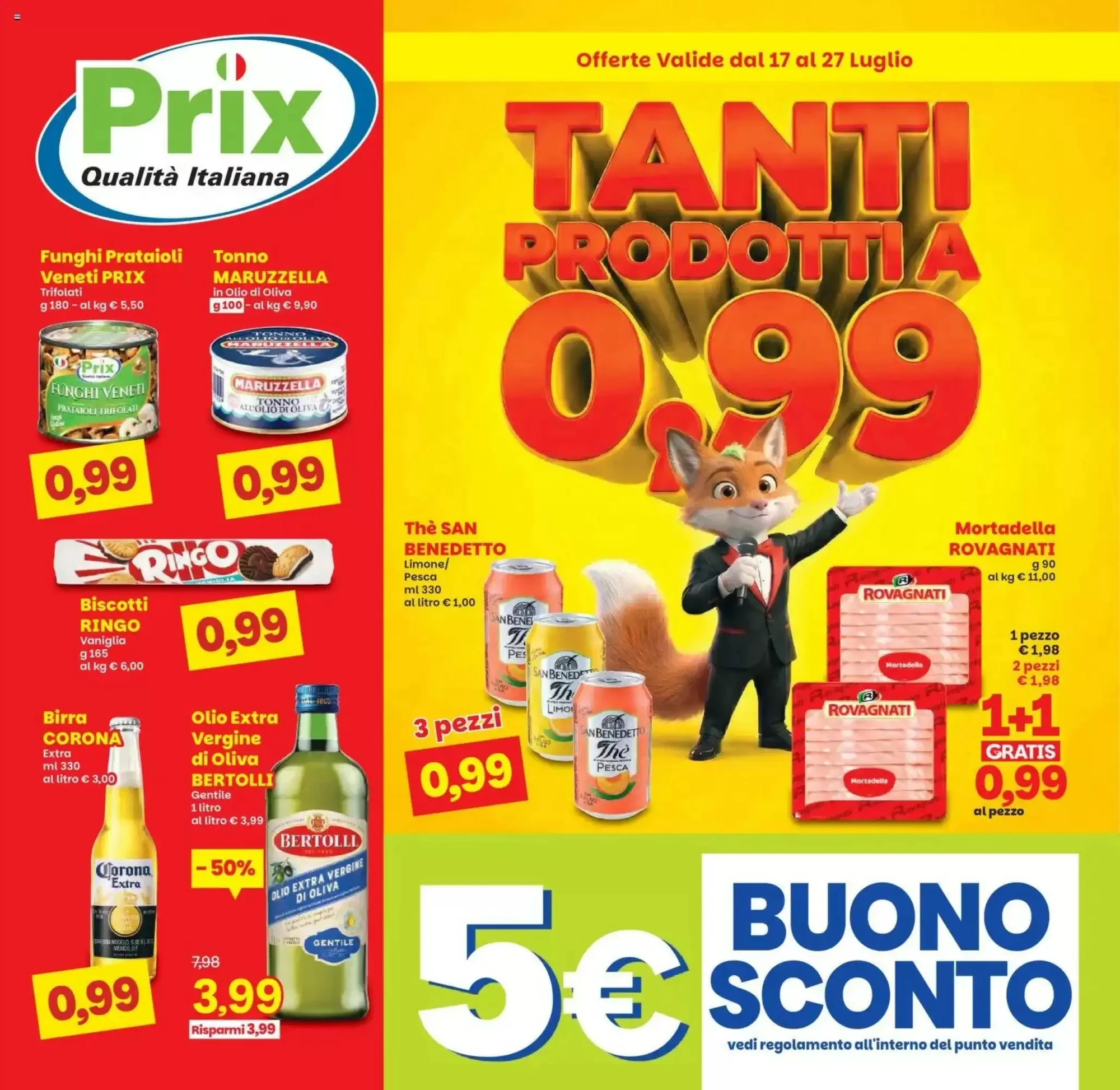 Copertina Prix Quality - Volantino Prix Quality