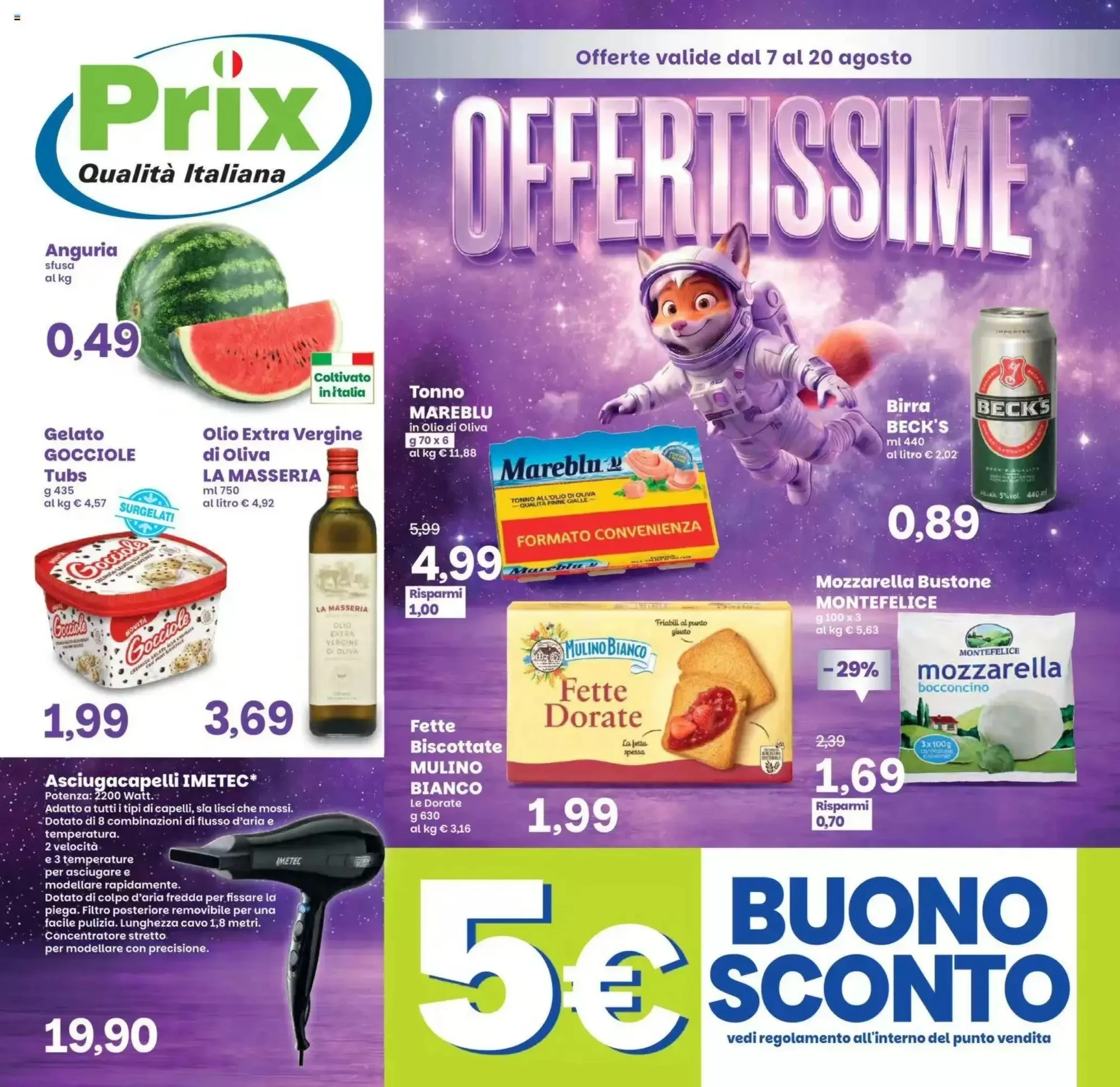 Copertina Prix Quality - Volantino Prix Quality