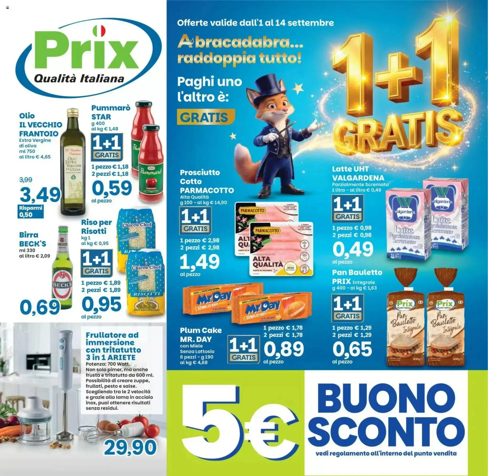 Copertina Prix Quality - Volantino Prix Quality