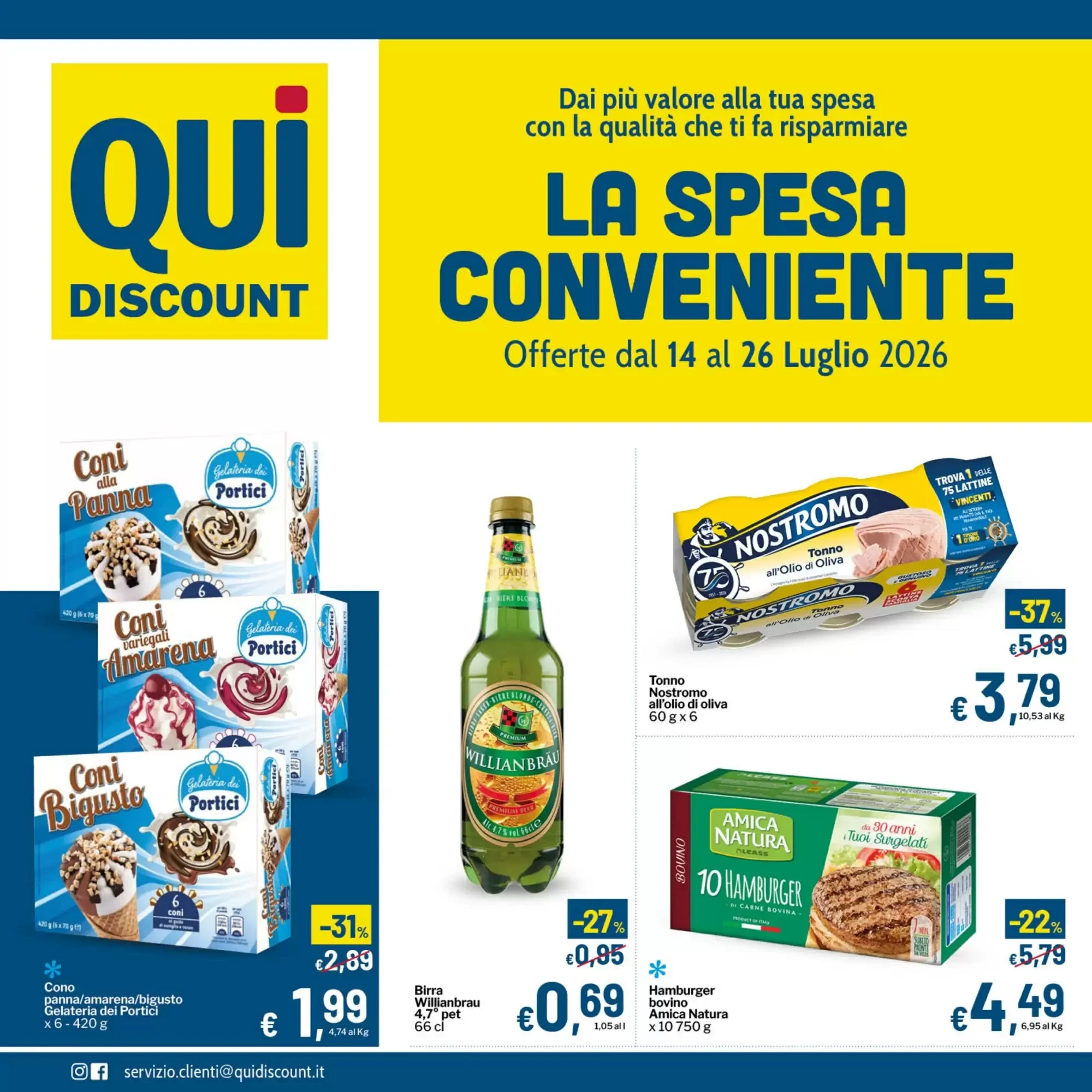 Miniatura Qui Discount - Volantino Qui Discount