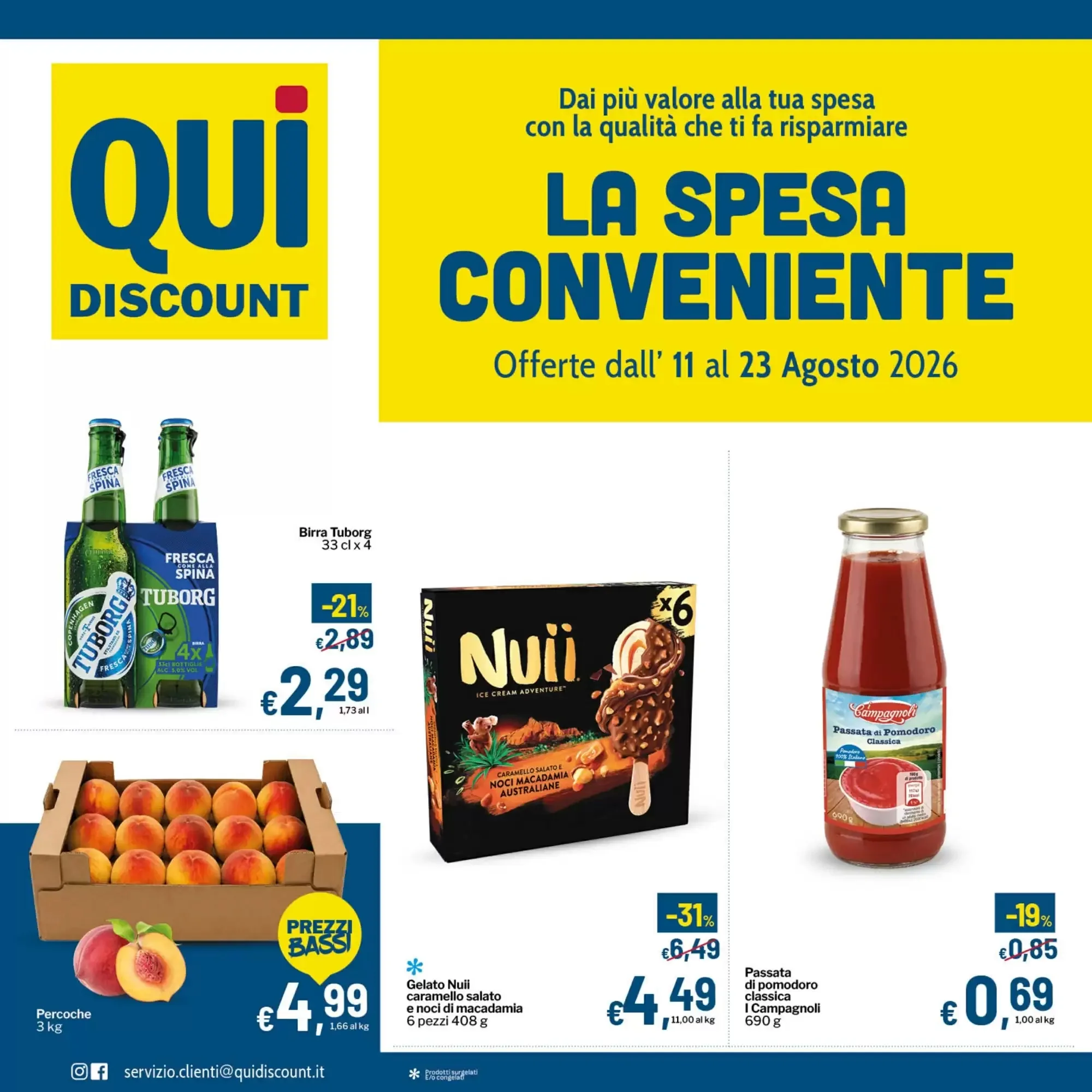 Copertina Qui Discount - Volantino Qui Discount