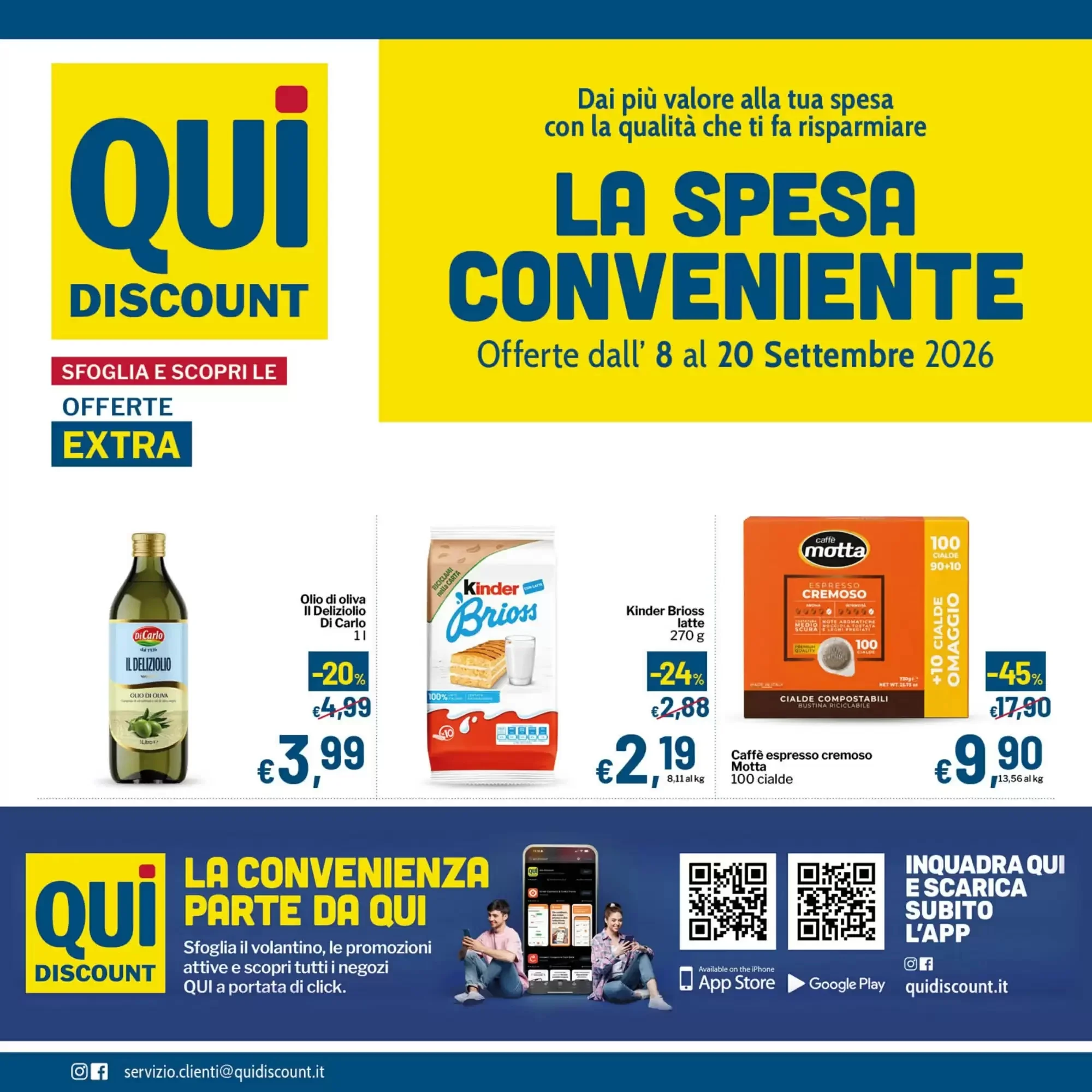Miniatura Qui Discount - Volantino Qui Discount