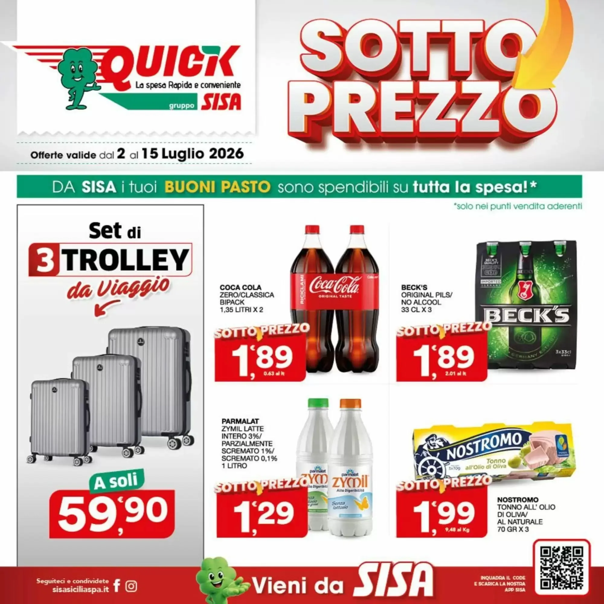 Copertina Quick Sisa - Volantino Quick Sisa