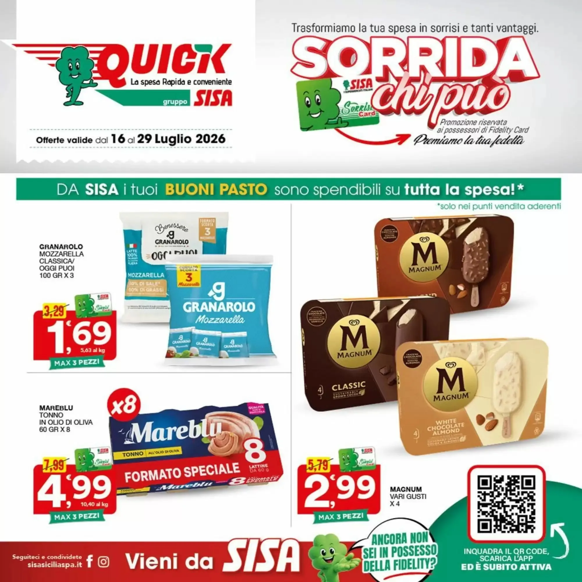 Copertina Quick Sisa - Volantino Quick Sisa