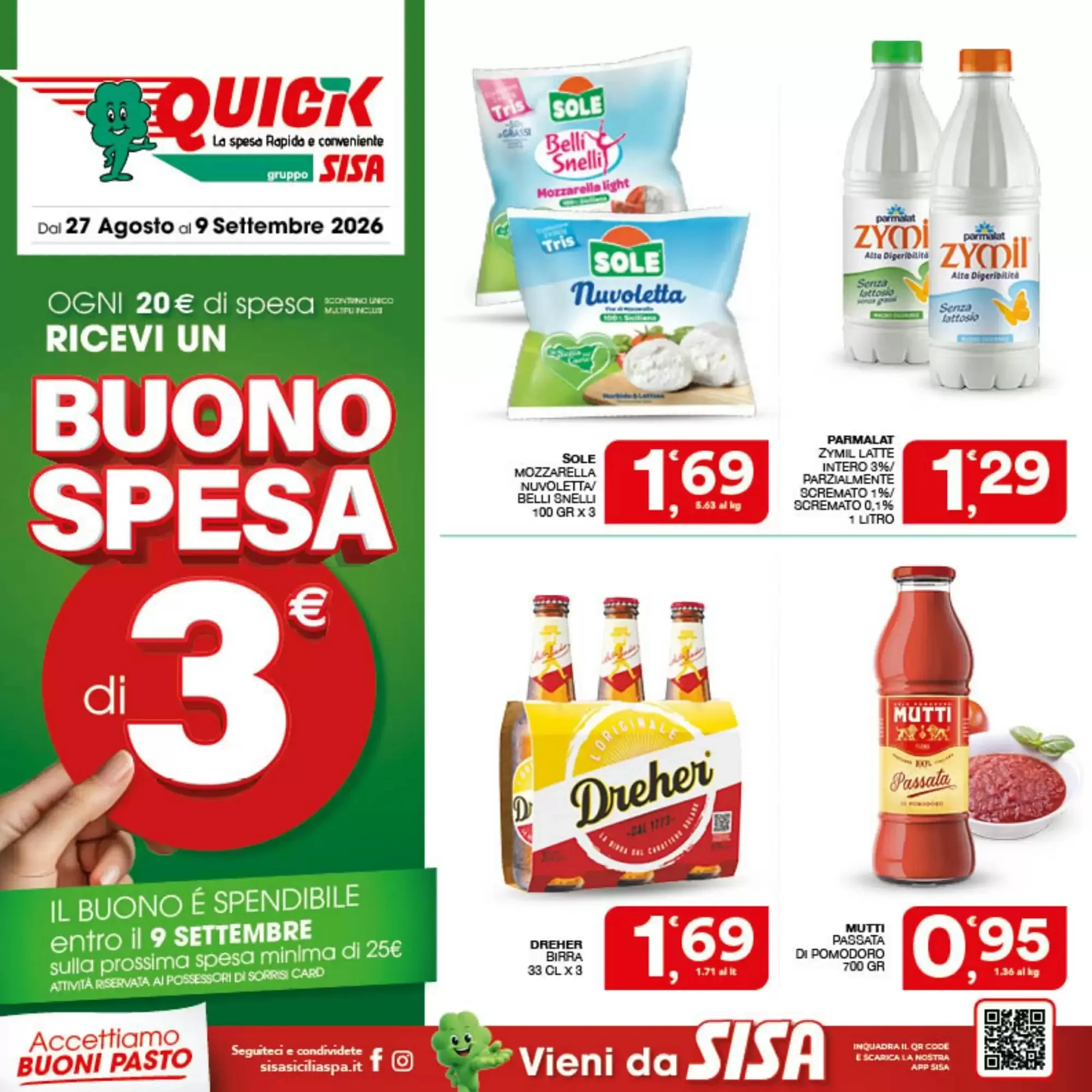 Copertina Quick Sisa - Volantino Quick Sisa