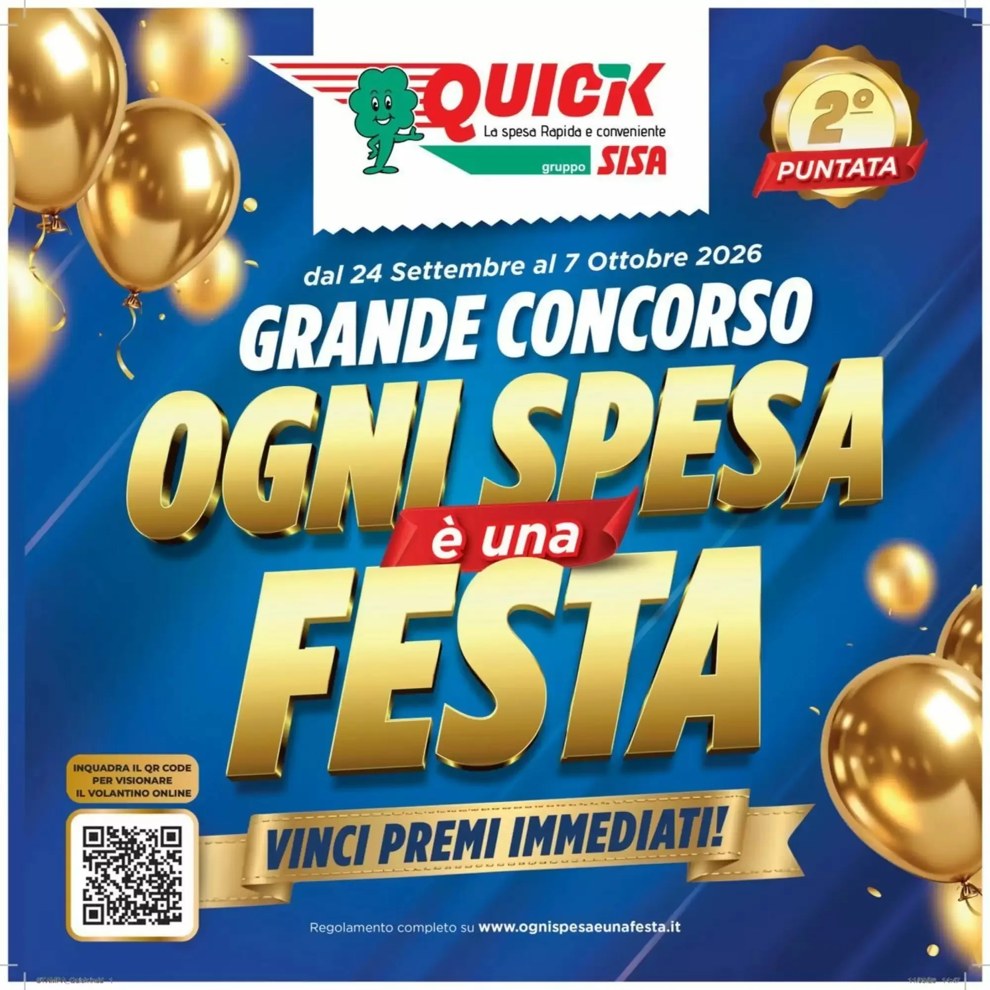 Copertina Quick Sisa - Volantino Quick Sisa
