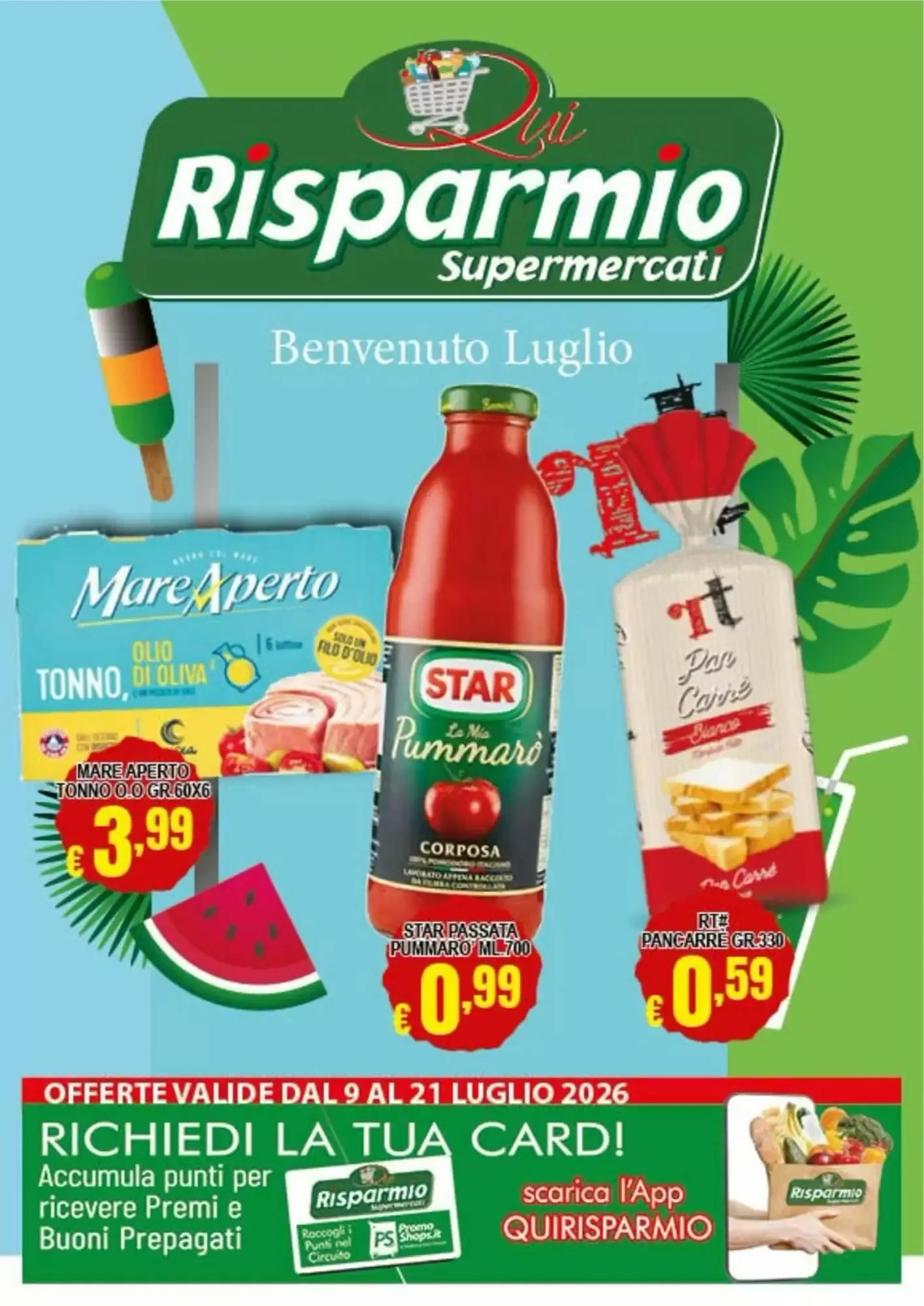 Copertina Risparmio Supermercati - Volantino Risparmio Supermercati
