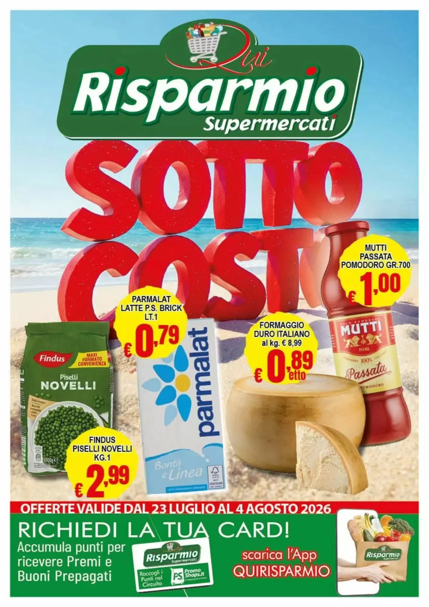 Copertina Risparmio Supermercati - Volantino Risparmio Supermercati