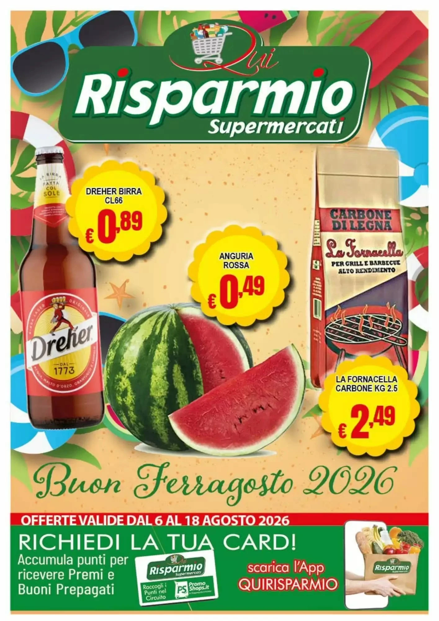 Copertina Risparmio Supermercati - Volantino Risparmio Supermercati