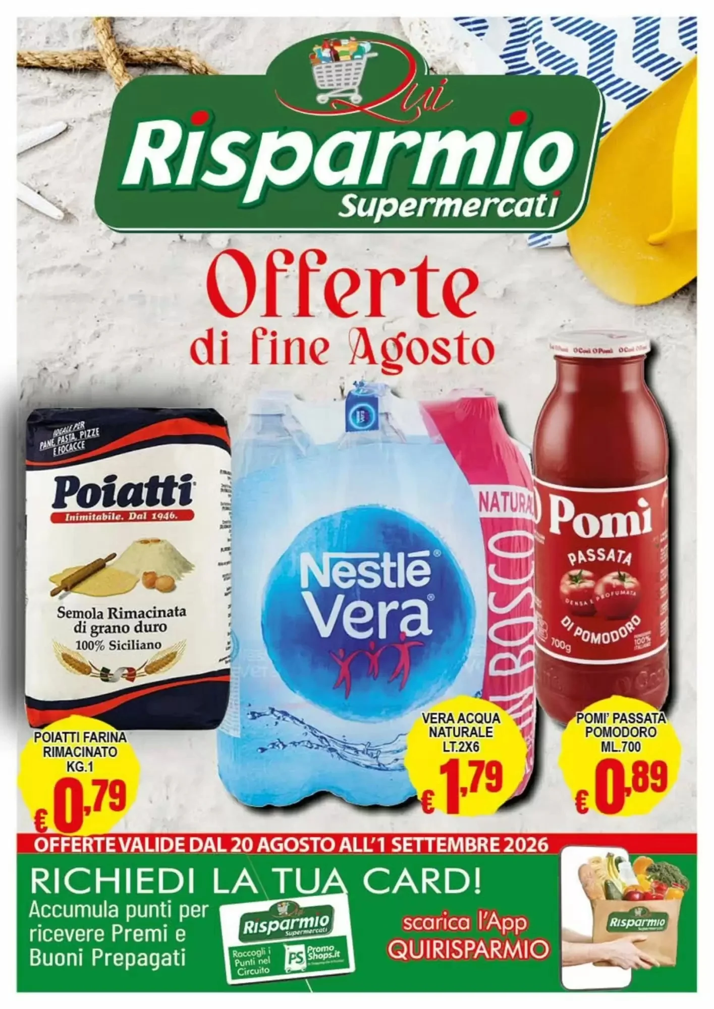 Copertina Risparmio Supermercati - Volantino Risparmio Supermercati