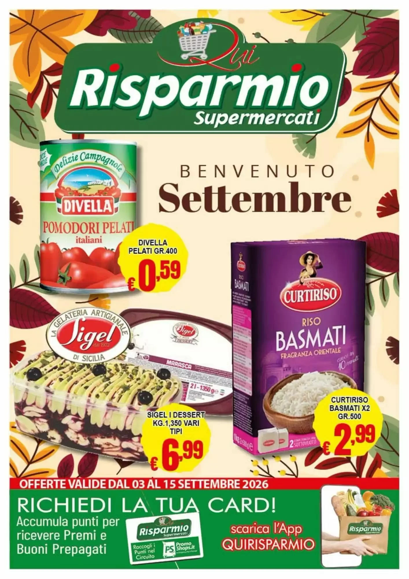 Copertina Risparmio Supermercati - Volantino Risparmio Supermercati