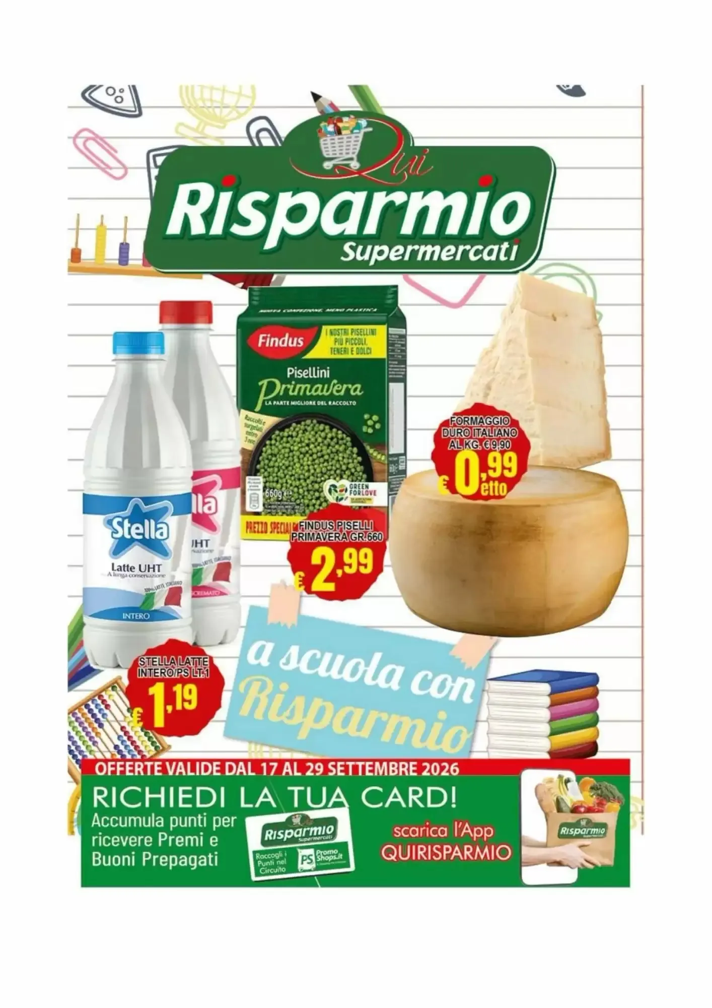Copertina Risparmio Supermercati - Volantino Risparmio Supermercati