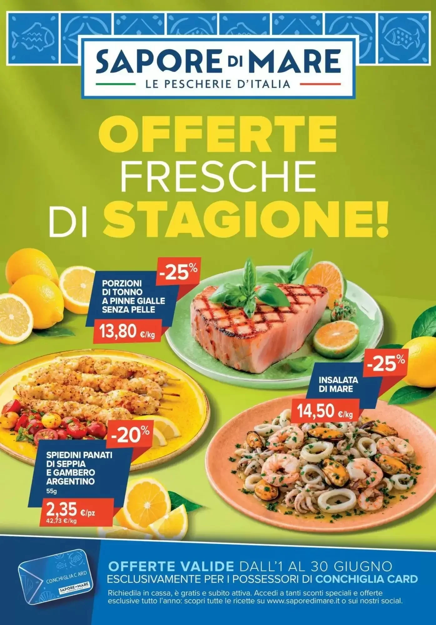 Copertina Sapore Di Mare - Volantino Sapore Di Mare