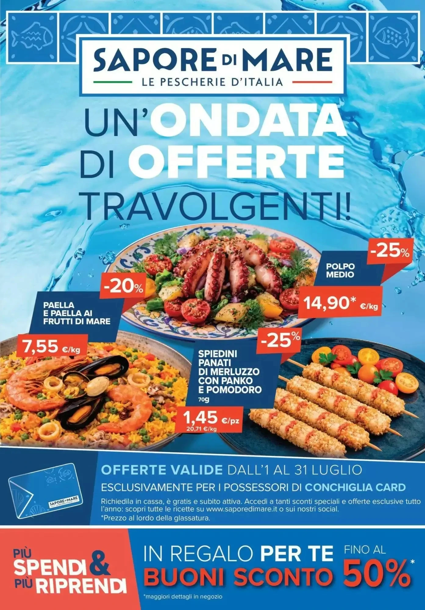 Copertina Sapore Di Mare - Volantino Sapore Di Mare