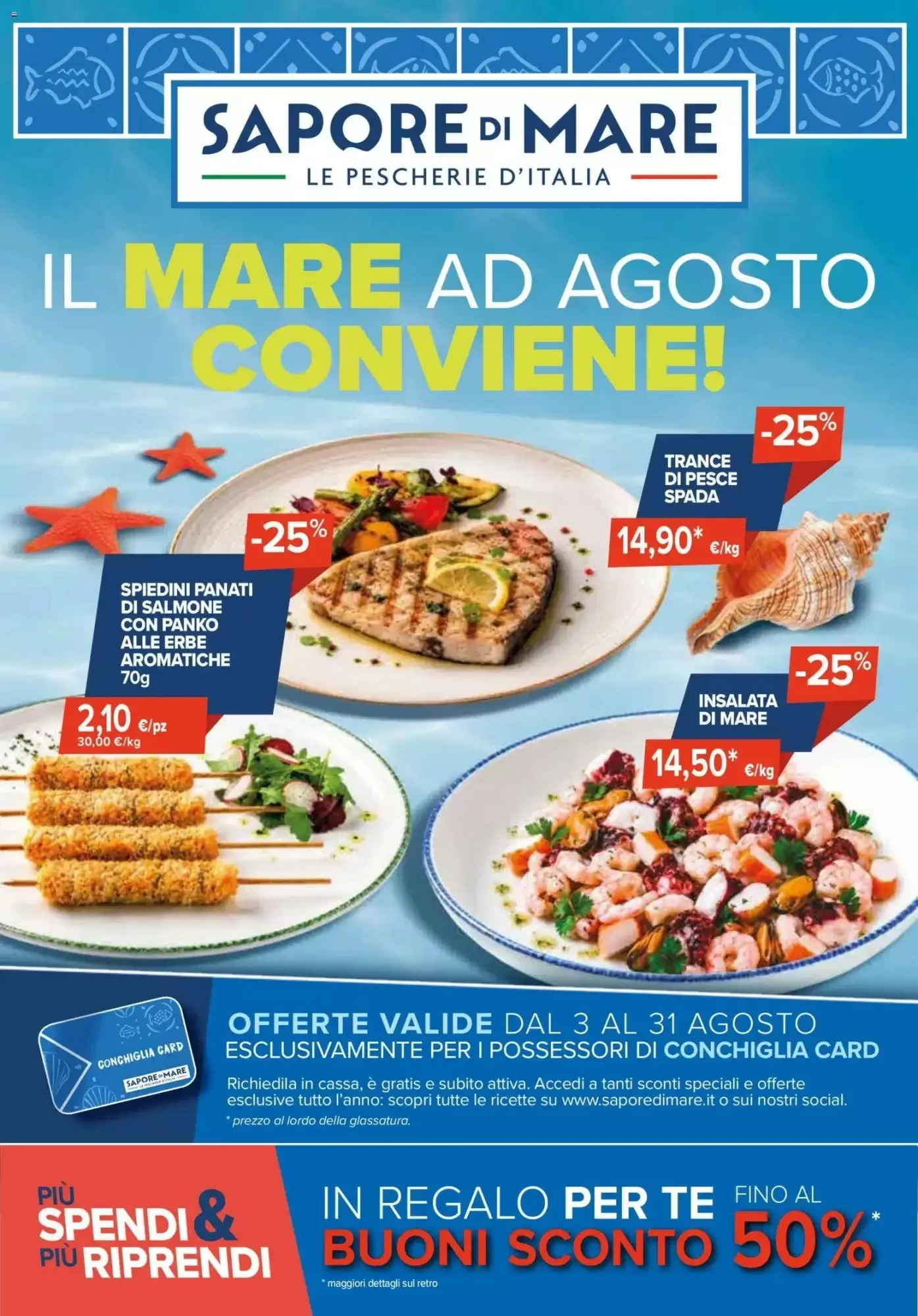 Copertina Sapore Di Mare - Volantino Sapore Di Mare