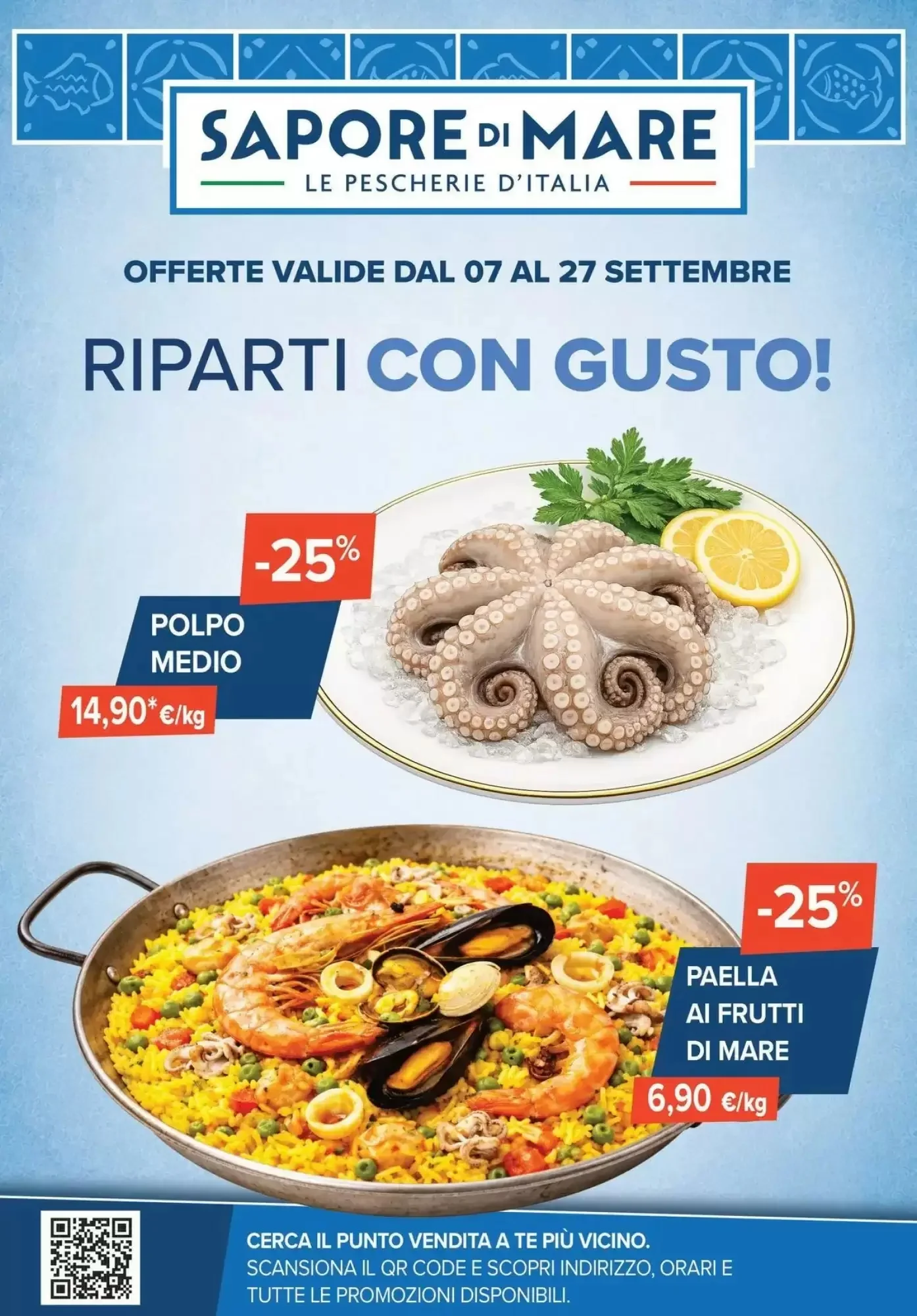 Copertina Sapore Di Mare - Volantino Sapore Di Mare