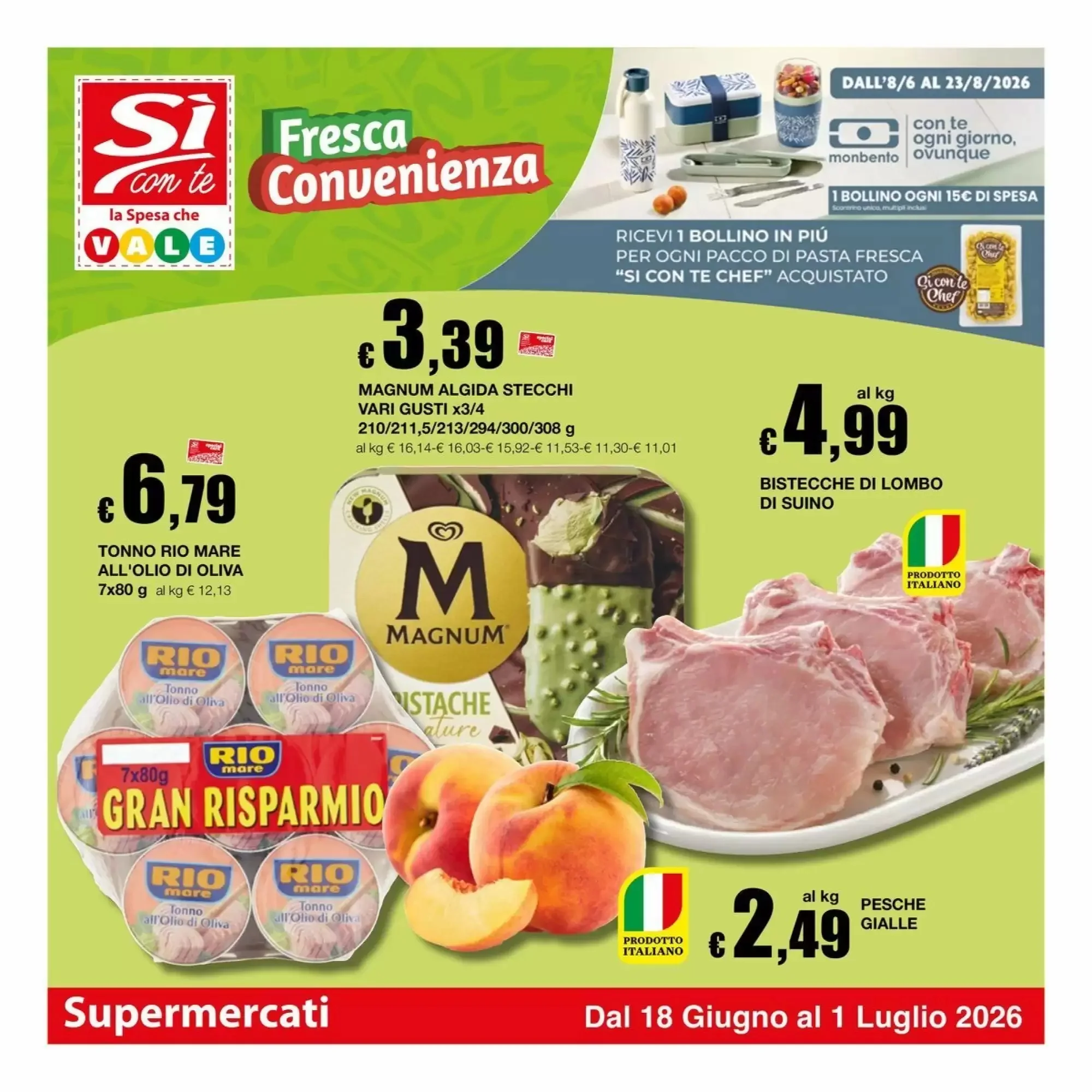 Copertina Si Con Te Supermercati - Volantino Si Con Te Supermercati