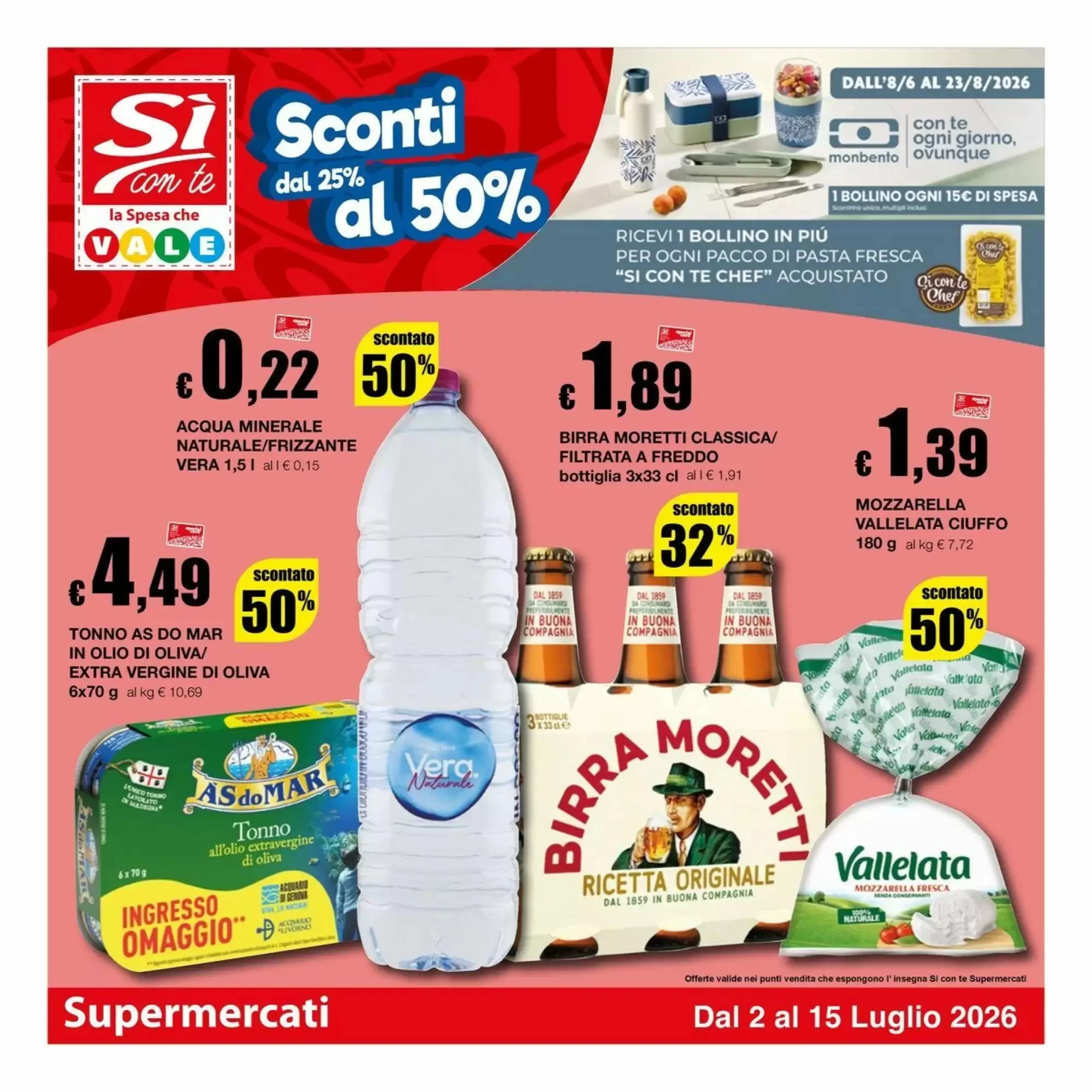 Copertina Si Con Te Supermercati - Volantino Si Con Te Supermercati
