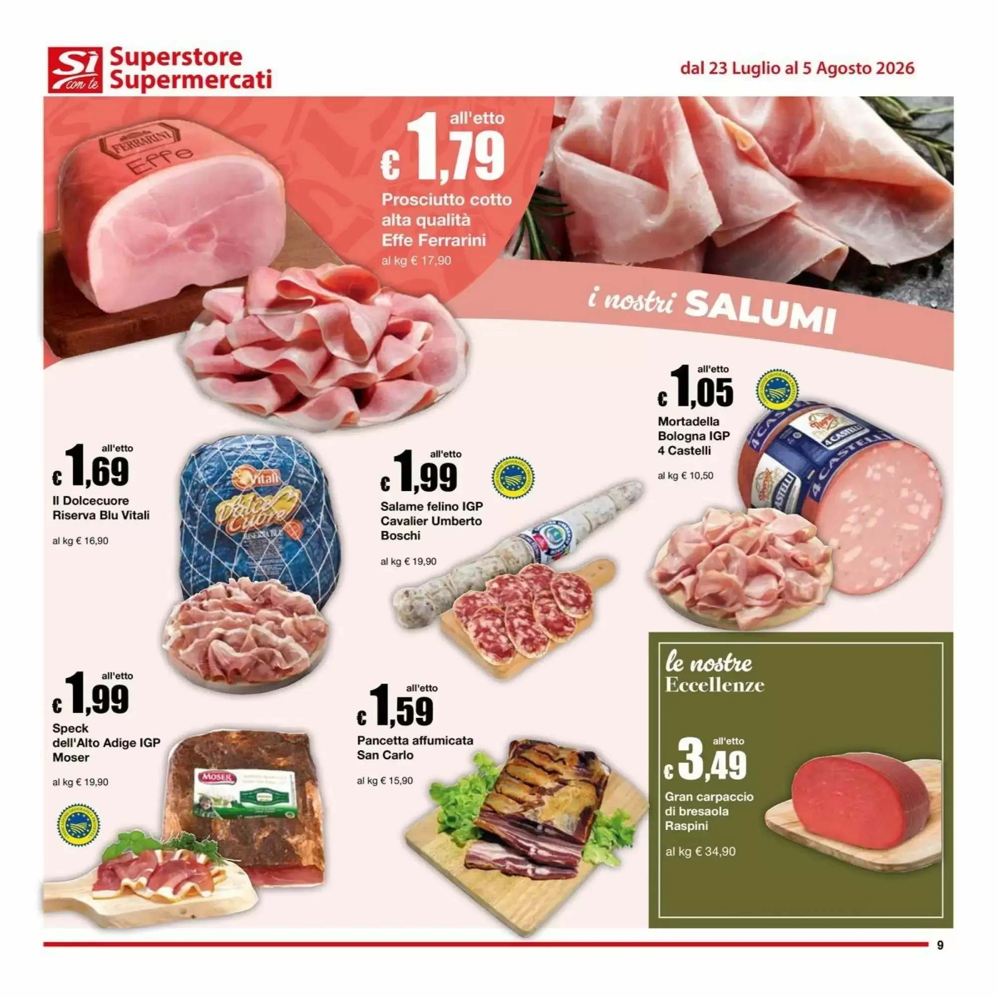 Volantino Si Con Te Supermercati Volantino Si Con Te Supermercati pagina 9