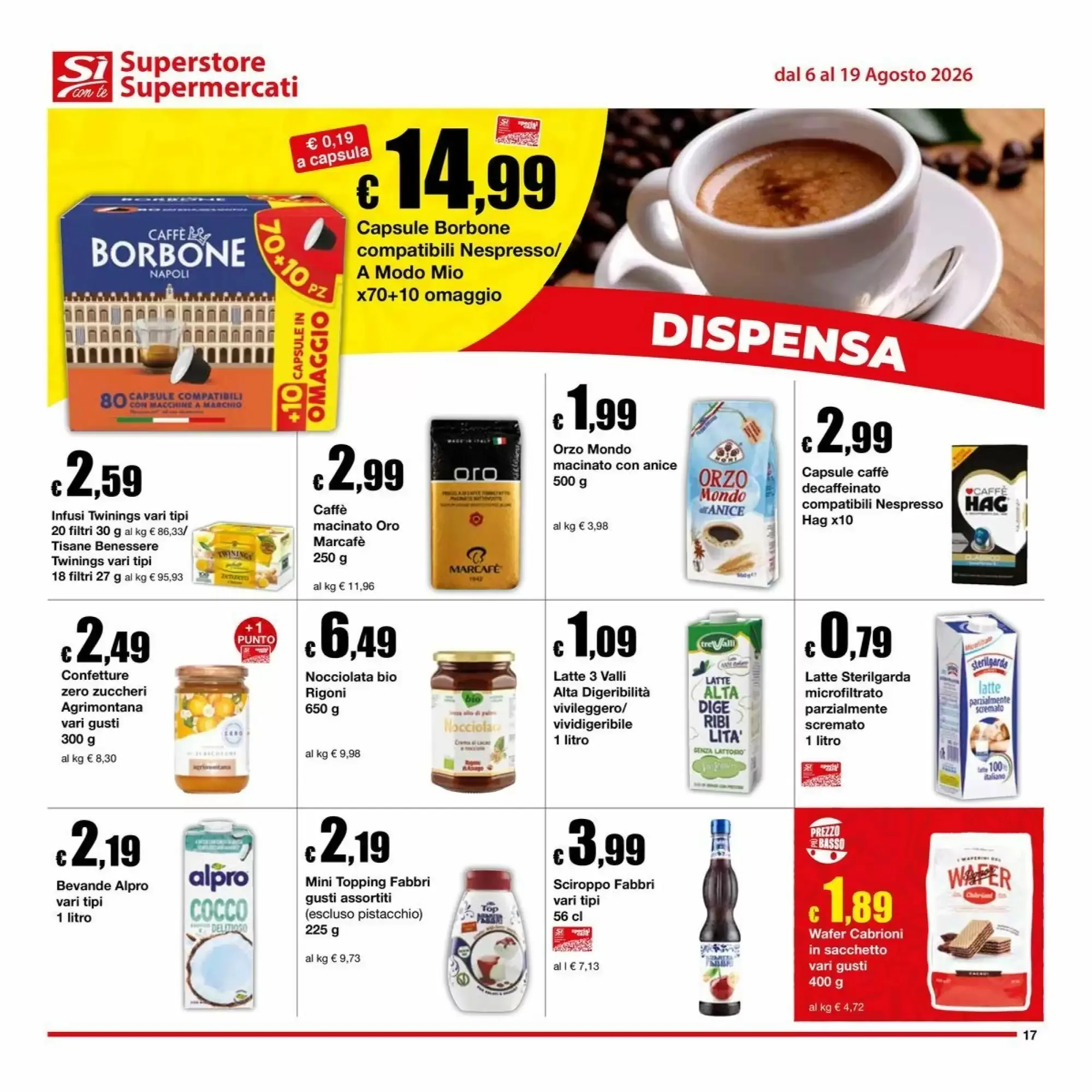 Volantino Si Con Te Supermercati Volantino Si Con Te Supermercati pagina 17