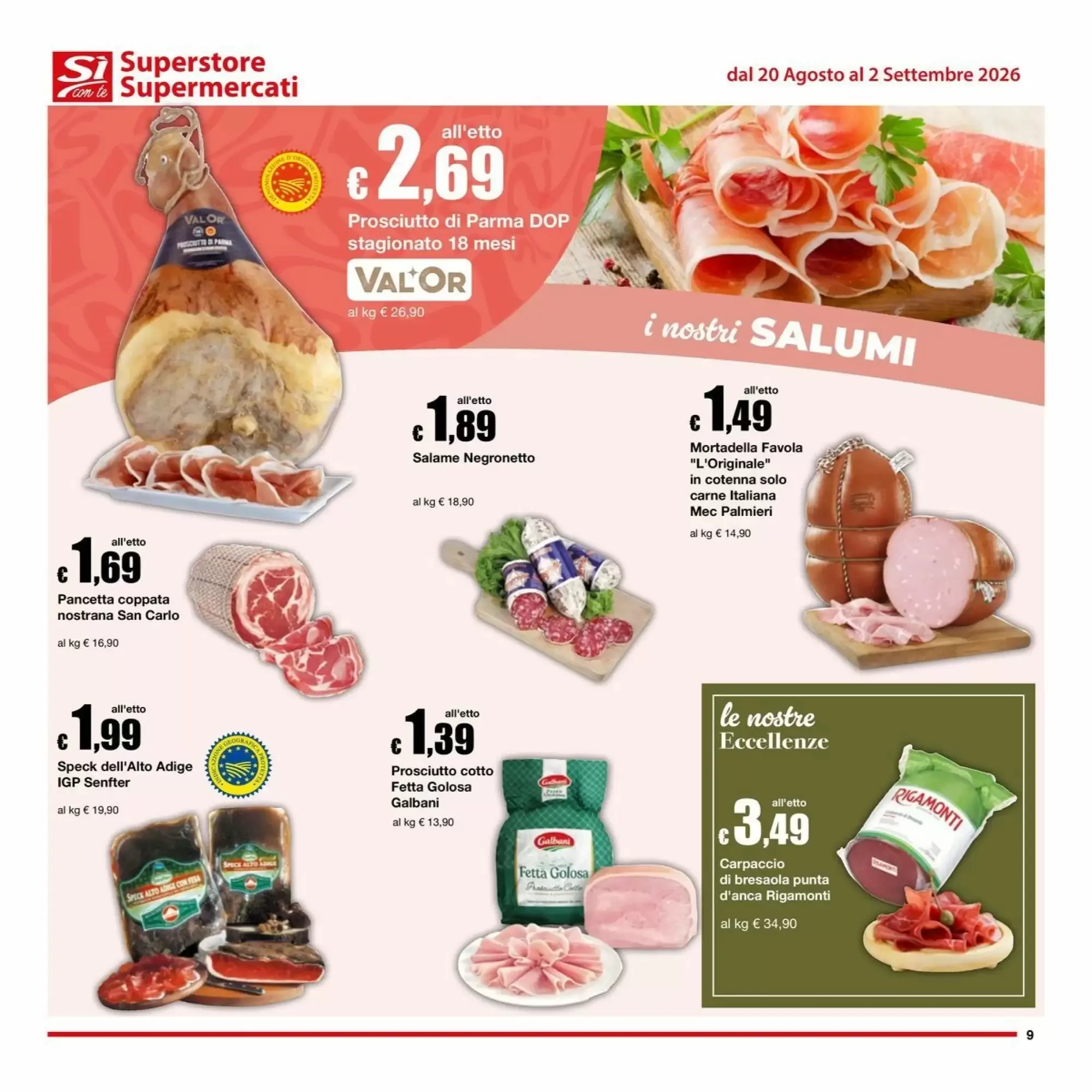 Volantino Si Con Te Supermercati Volantino Si Con Te Supermercati pagina 9