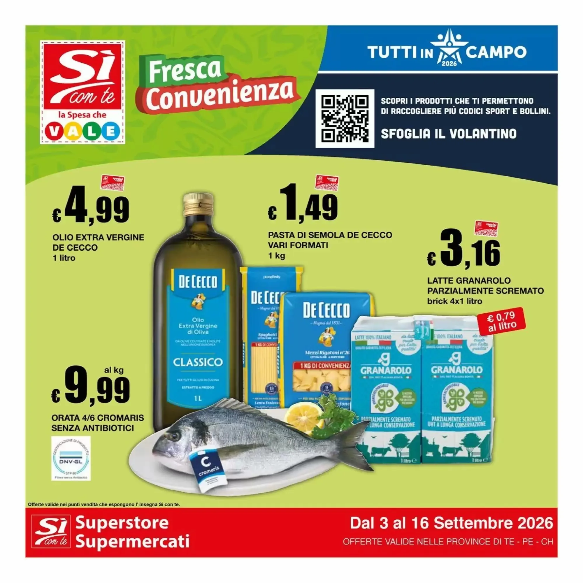 Copertina Si Con Te Supermercati - Volantino Si Con Te Supermercati
