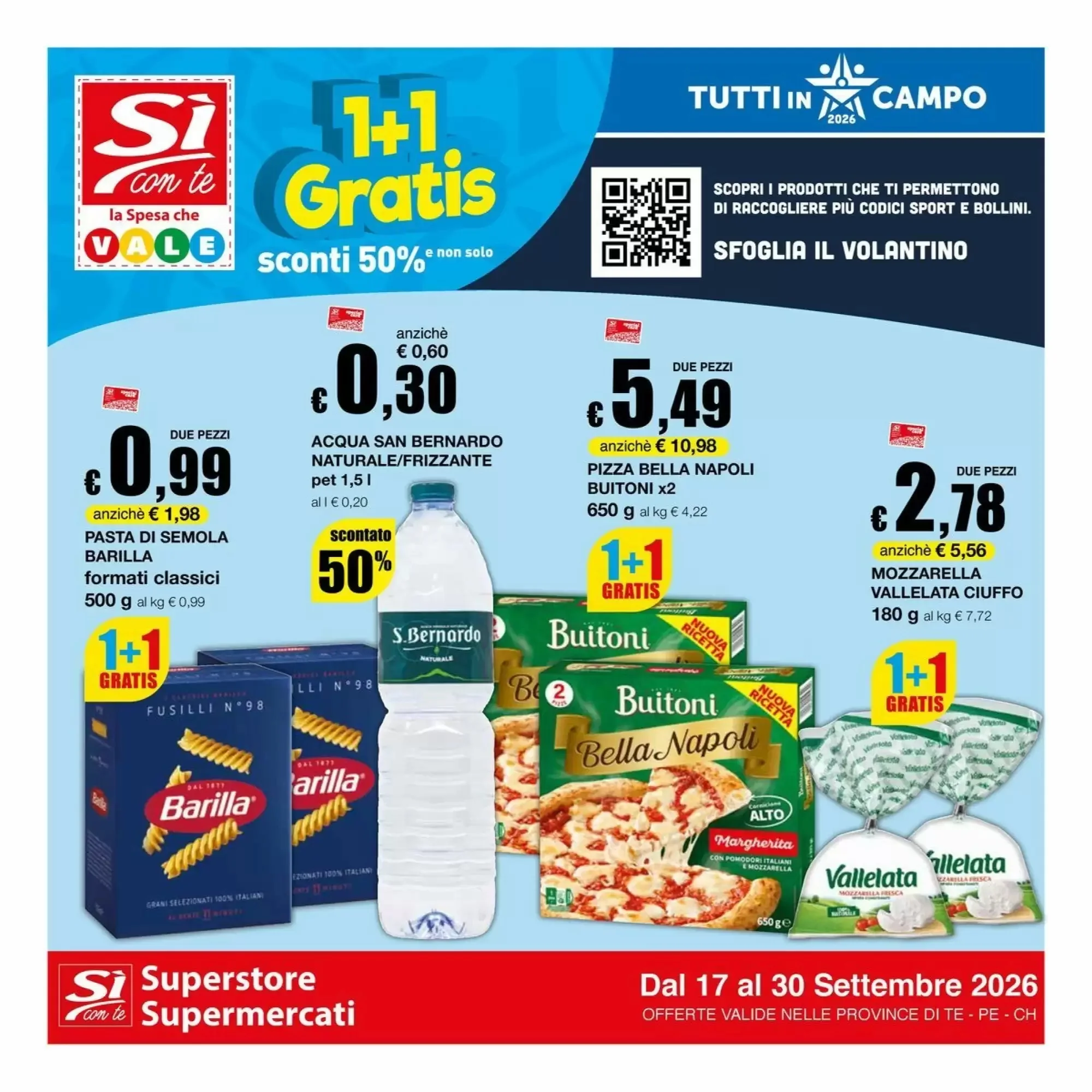 Copertina Si Con Te Supermercati - Volantino Si Con Te Supermercati