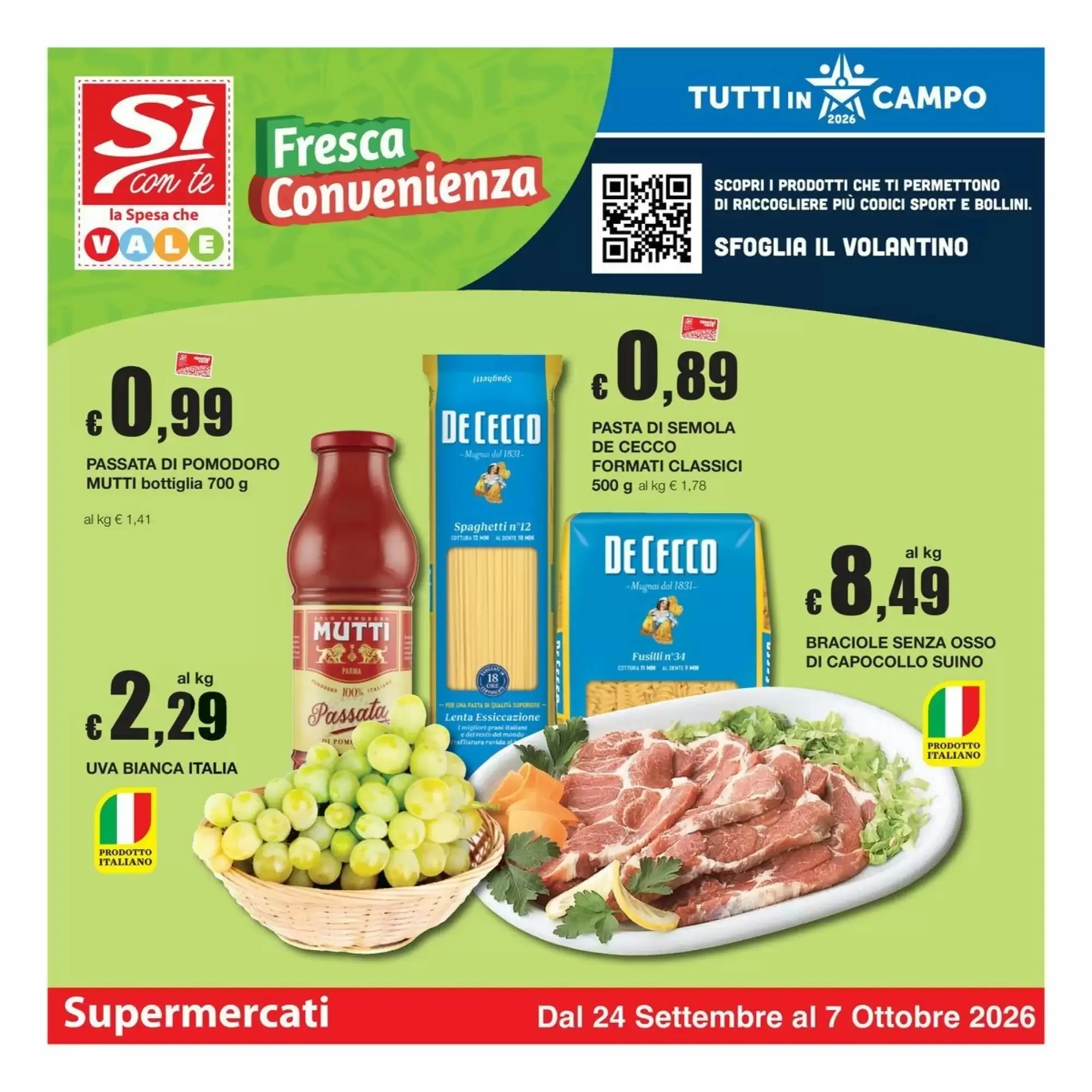 Copertina Si Con Te Supermercati - Volantino Si Con Te Supermercati