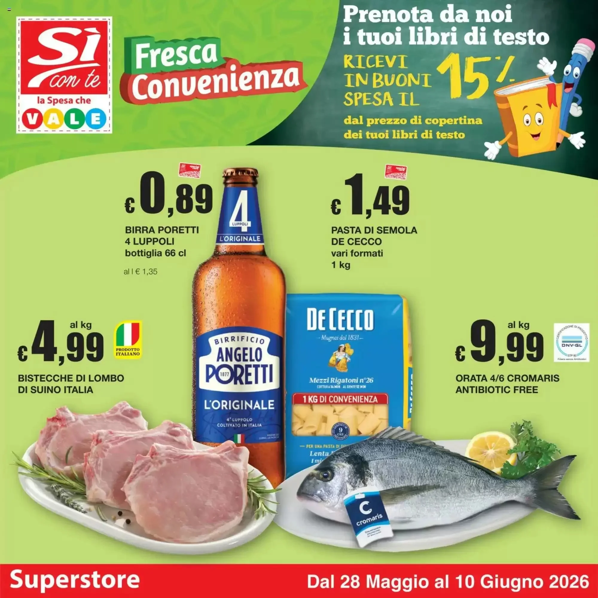 Copertina Si Con Te Superstore - Volantino Si Con Te Superstore