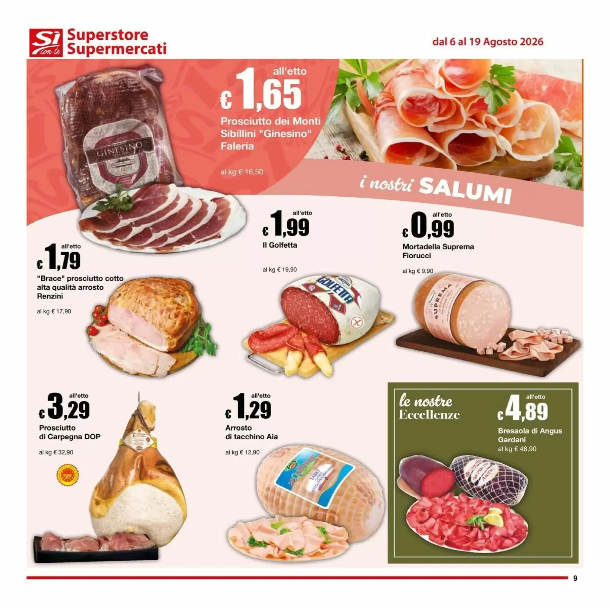 Volantino Si Con Te Superstore Volantino Si Con Te Superstore pagina 9