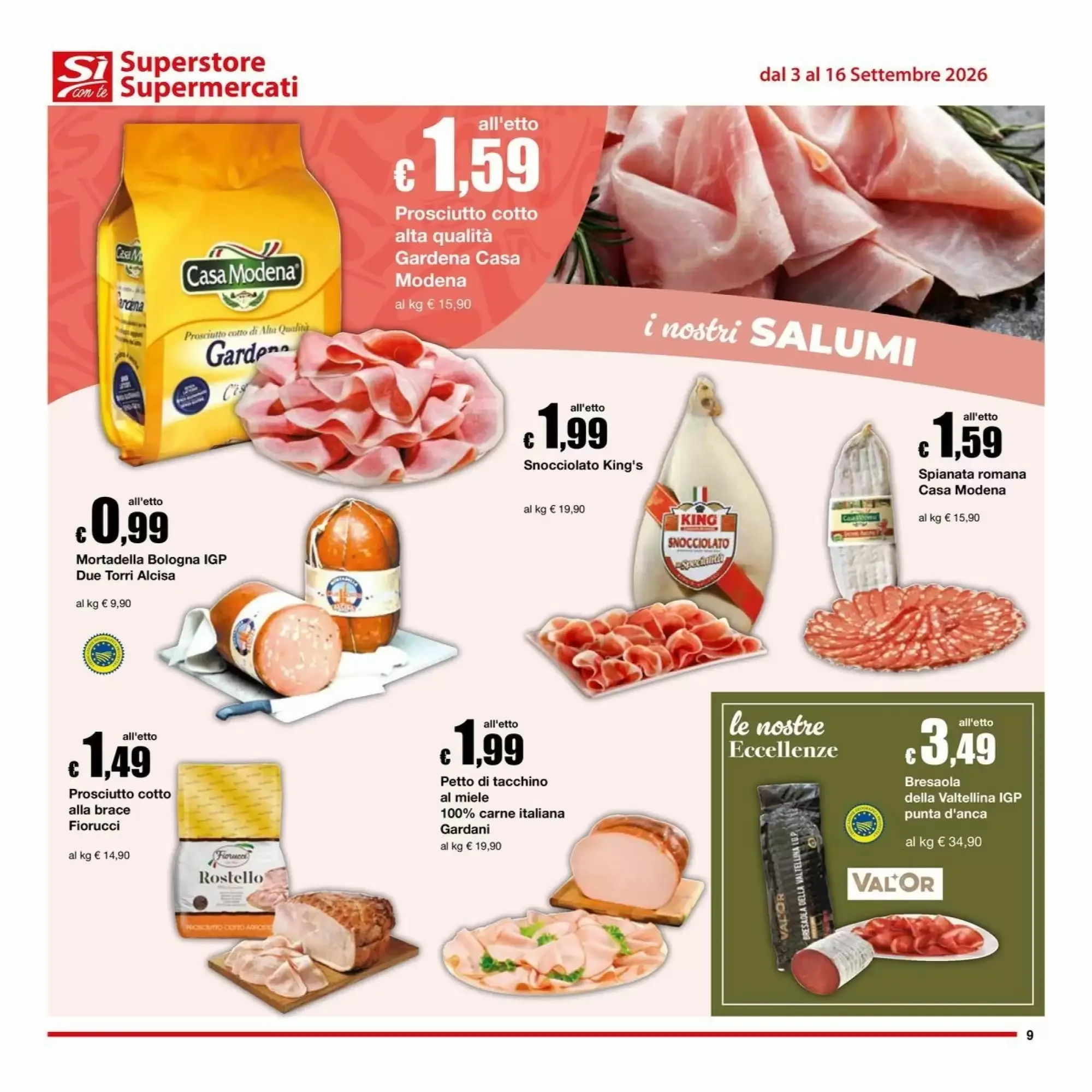 Volantino Si Con Te Superstore Volantino Si Con Te Superstore pagina 9