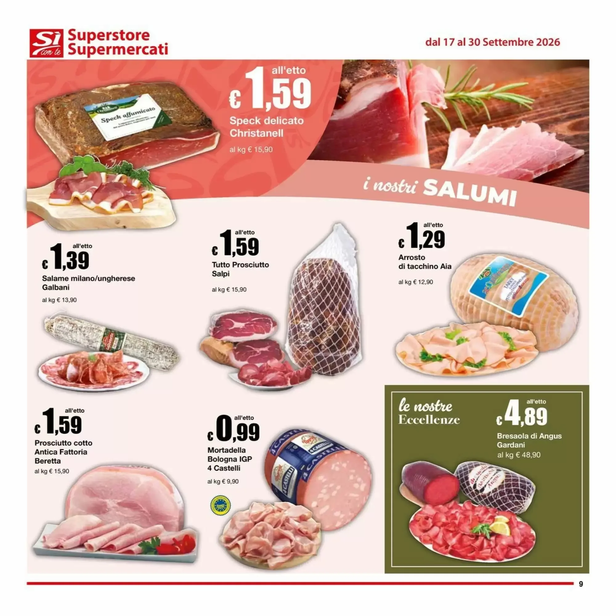 Volantino Si Con Te Superstore Volantino Si Con Te Superstore pagina 9