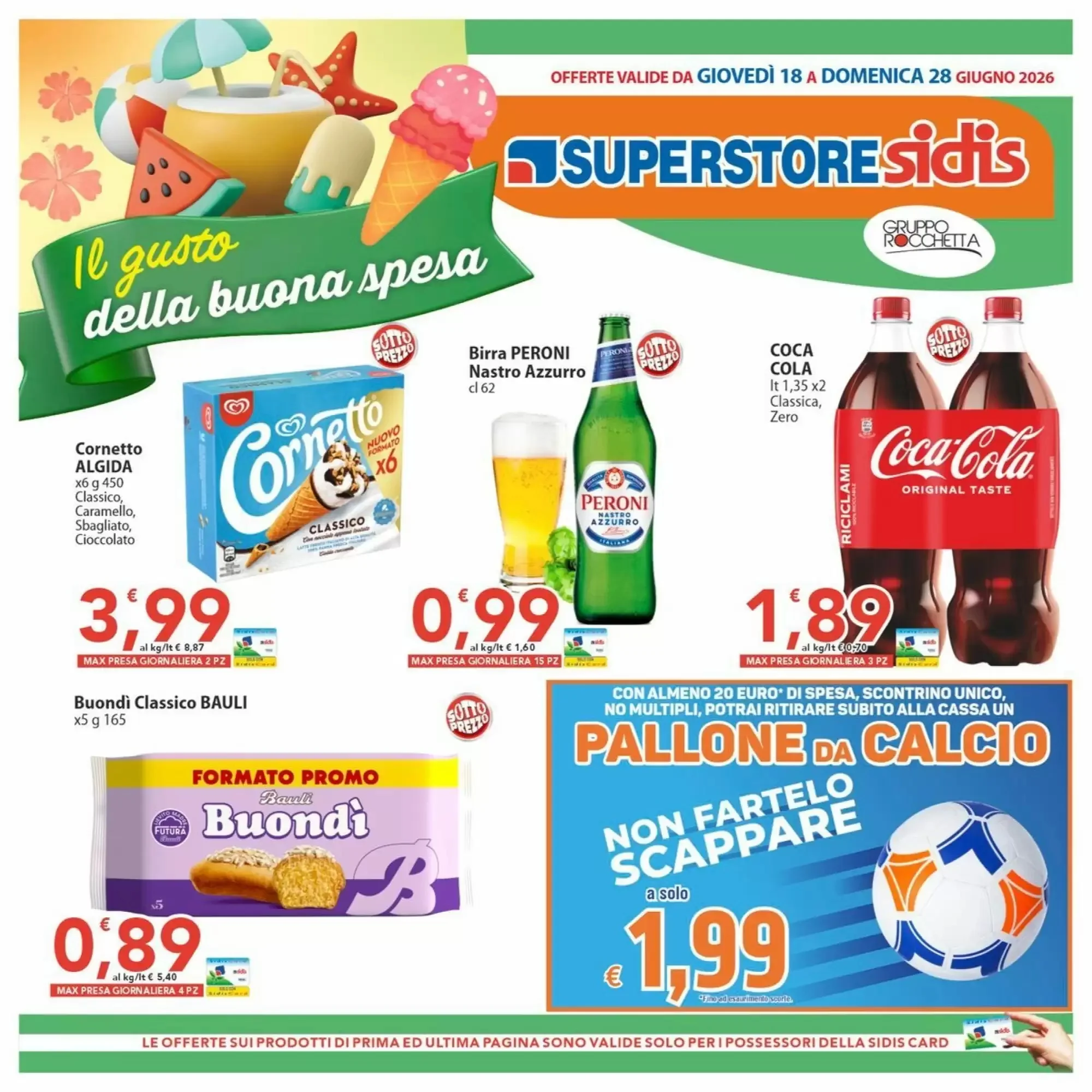 Copertina Sidis - Volantino Sidis