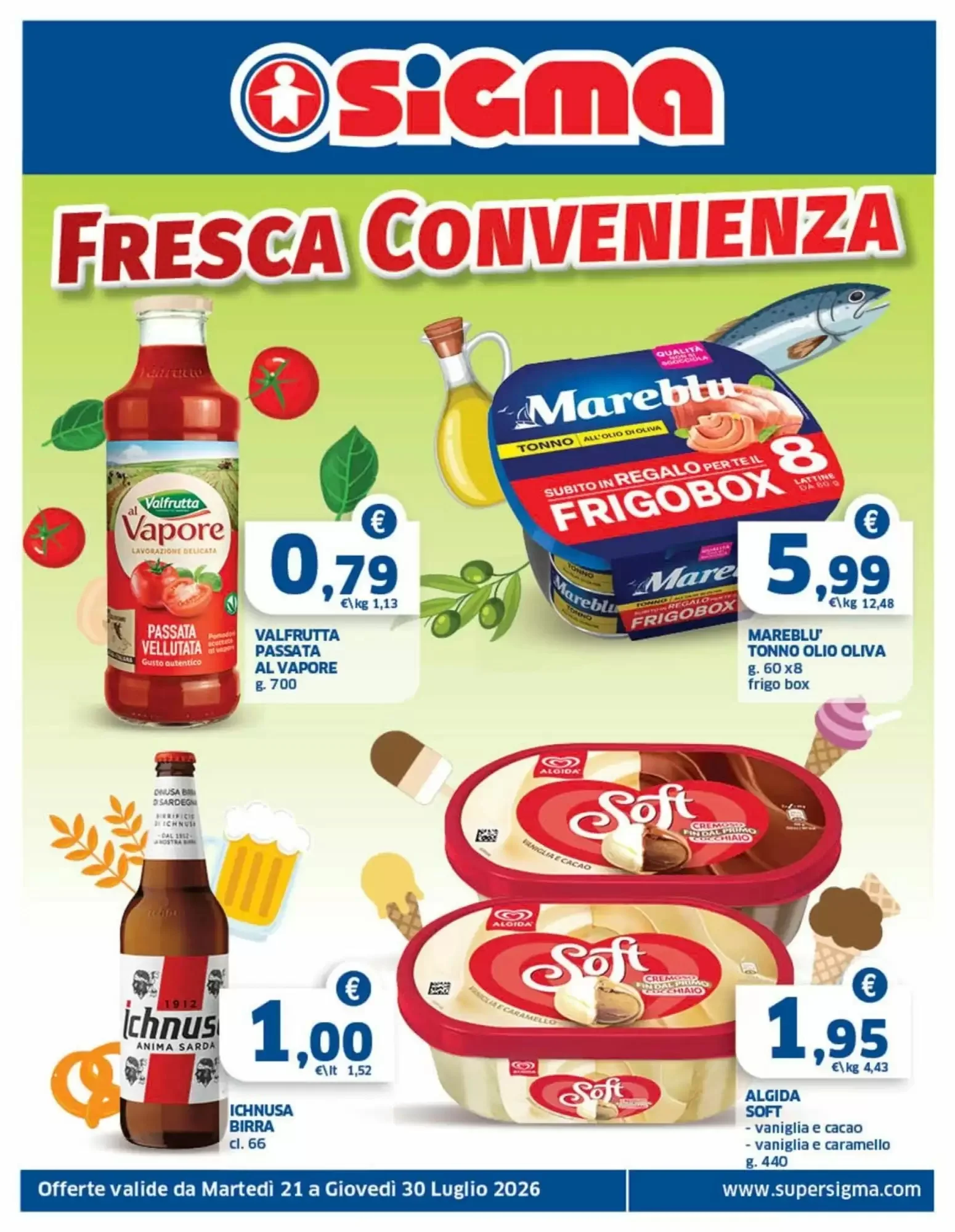 Copertina Sigma - Volantino Sigma