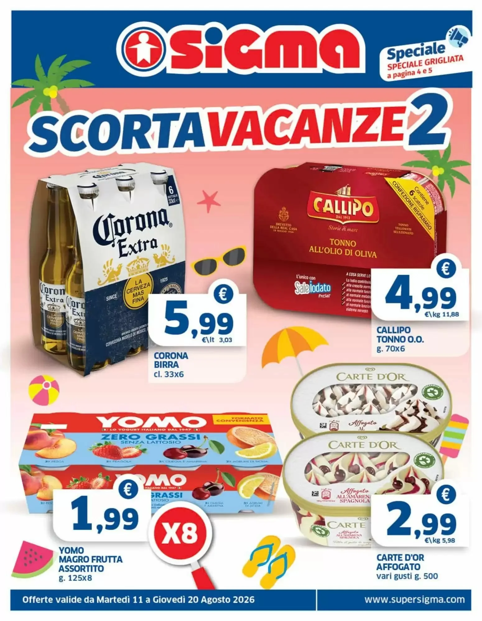 Copertina Sigma - Volantino Sigma