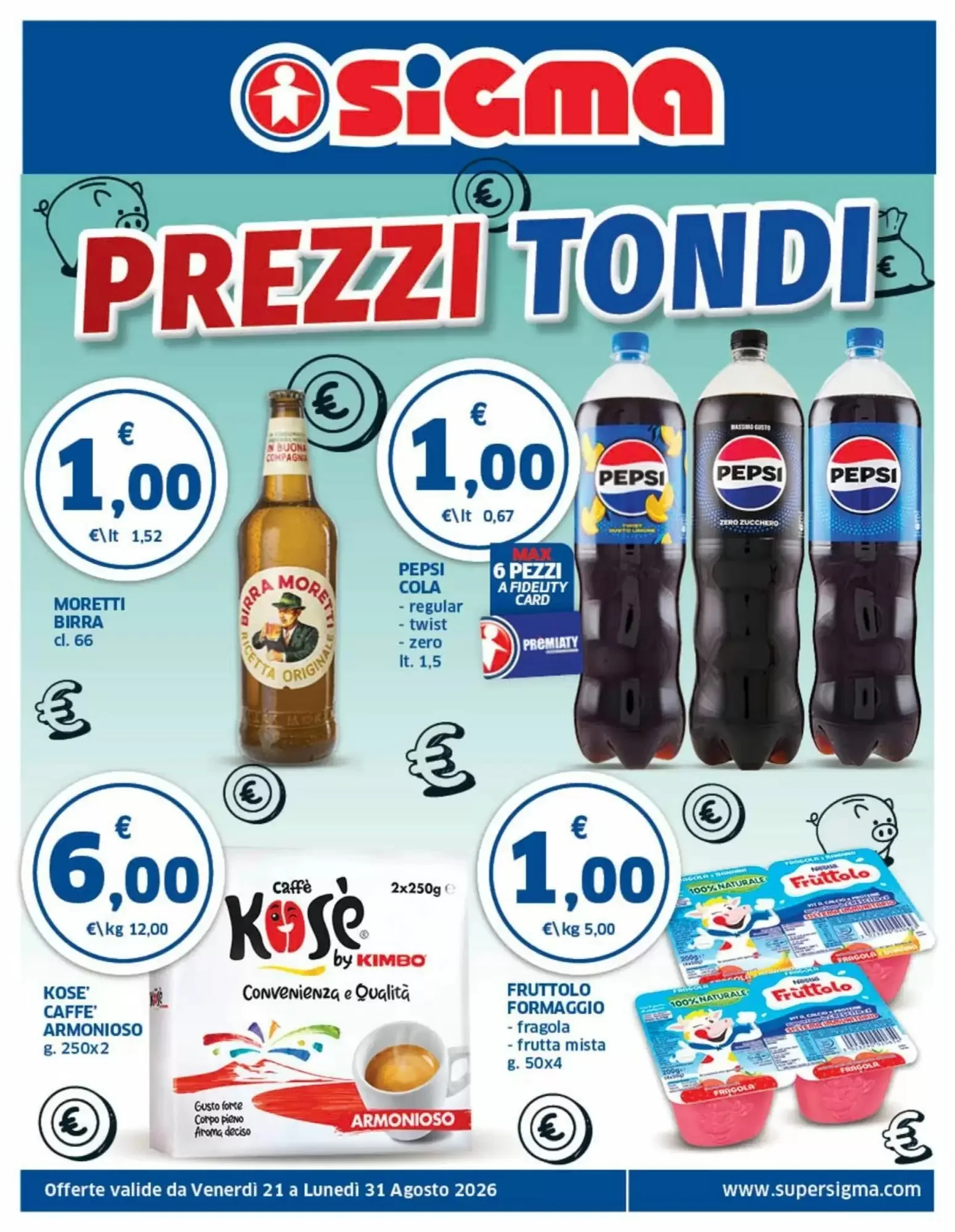 Copertina Sigma - Volantino Sigma