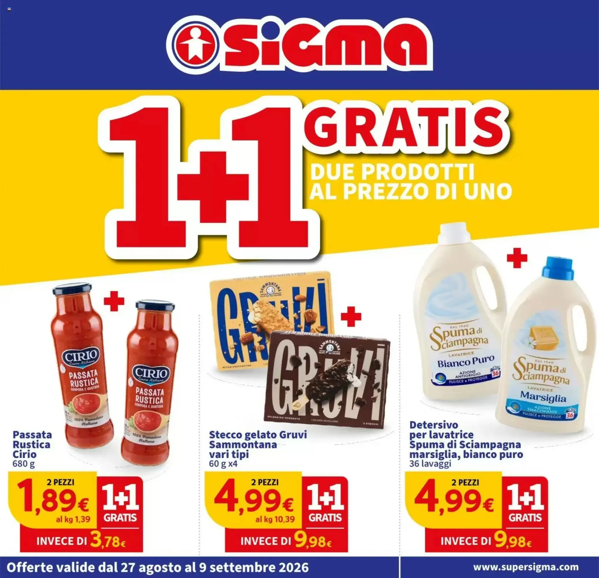 Copertina Sigma - Volantino Sigma