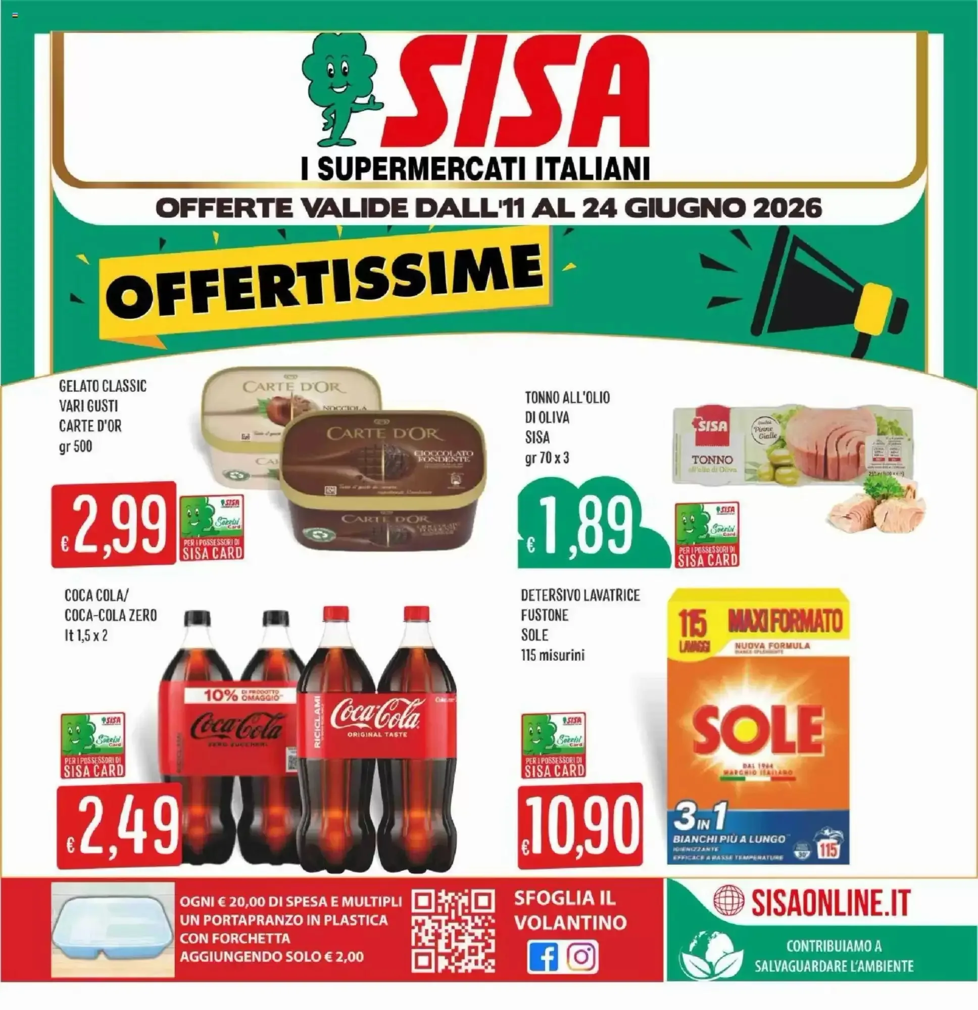 Copertina Sisa - Volantino Sisa
