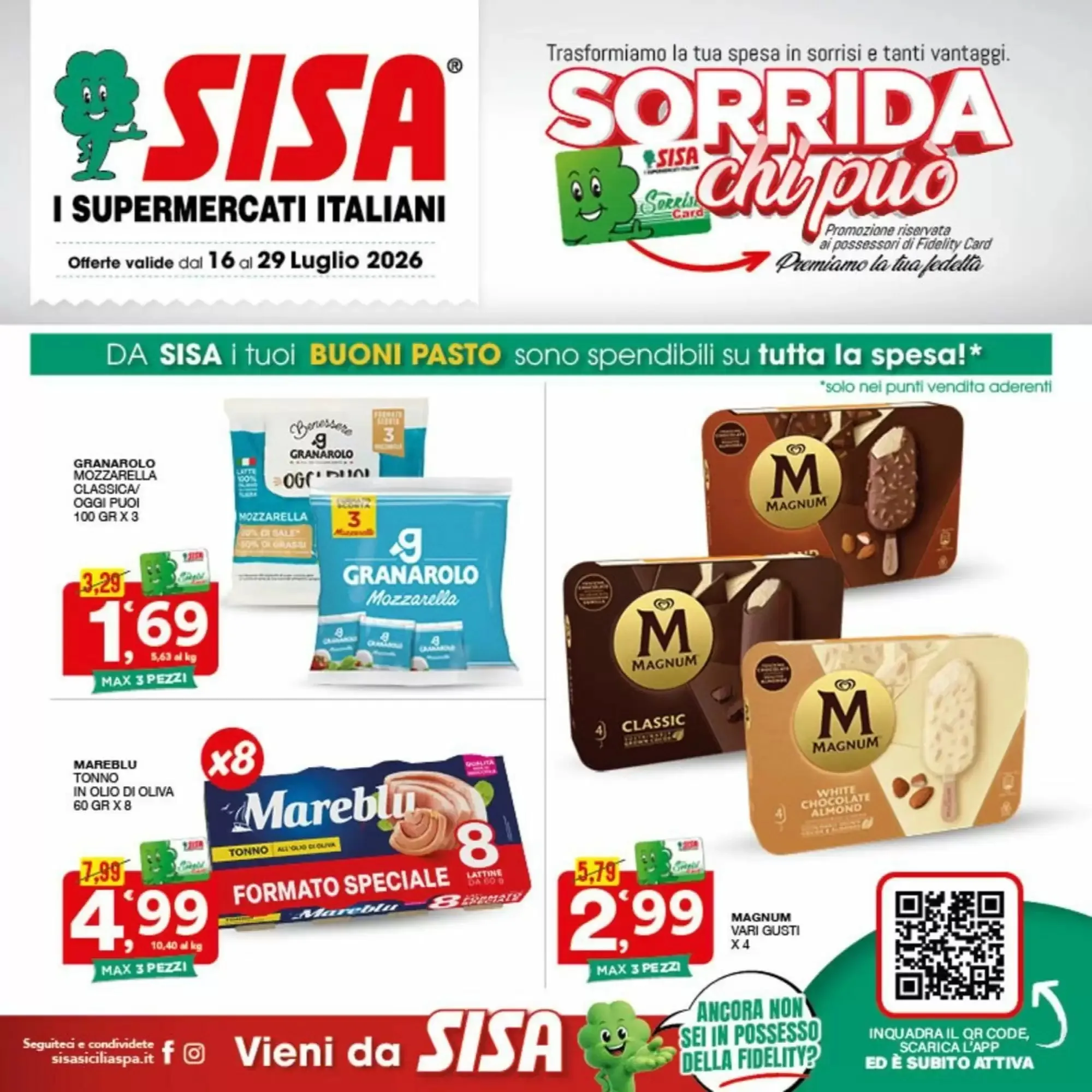 Copertina Sisa - Volantino Sisa