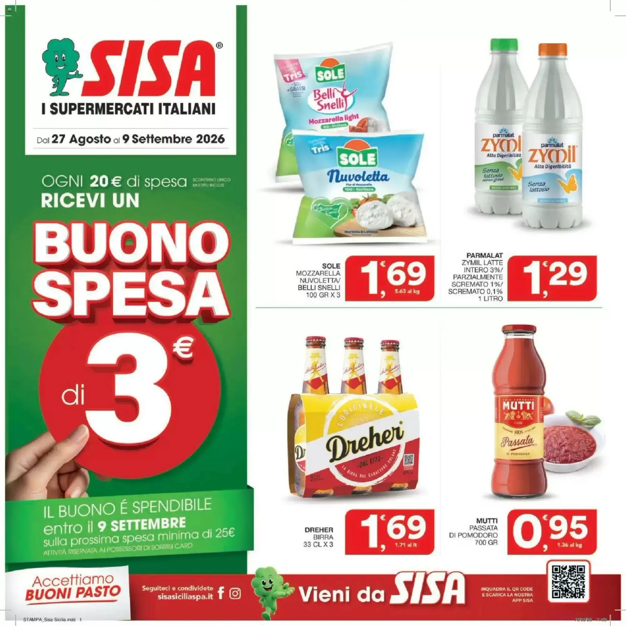 Copertina Sisa - Volantino Sisa
