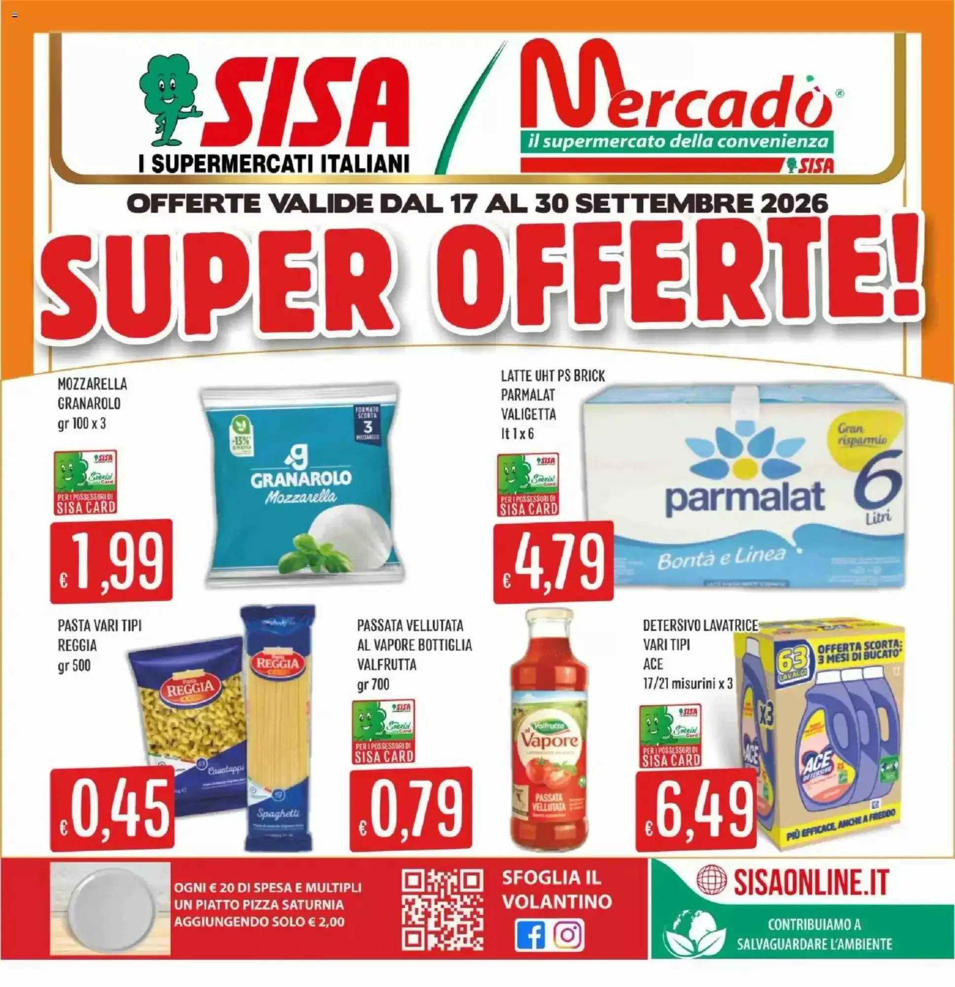 Copertina Sisa - Volantino Sisa