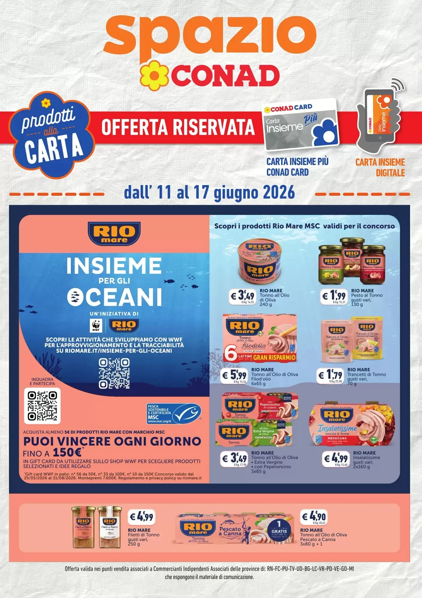 Copertina Spazio Conad - Volantino Spazio Conad